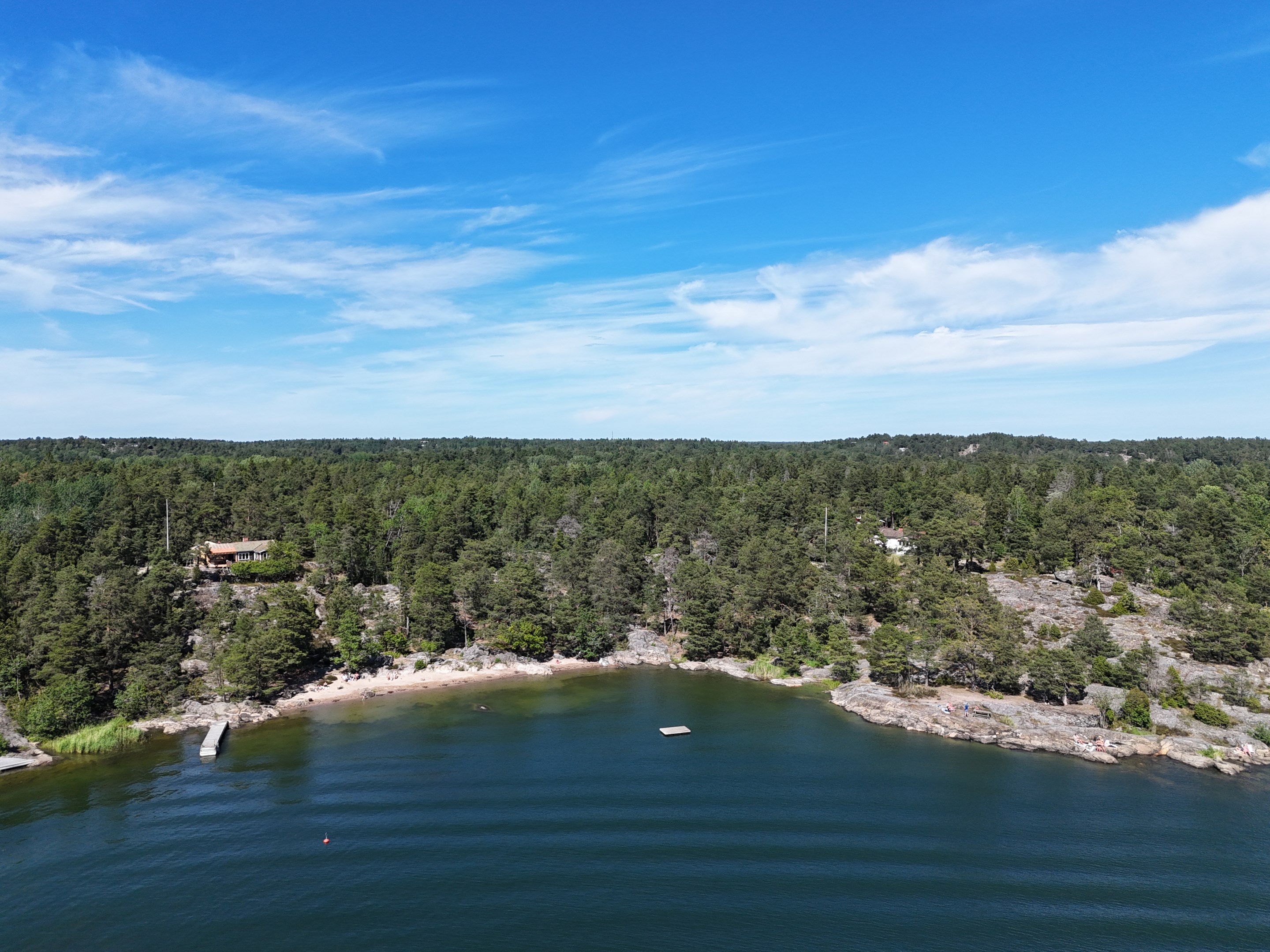 Stora badet inom gångavstånd