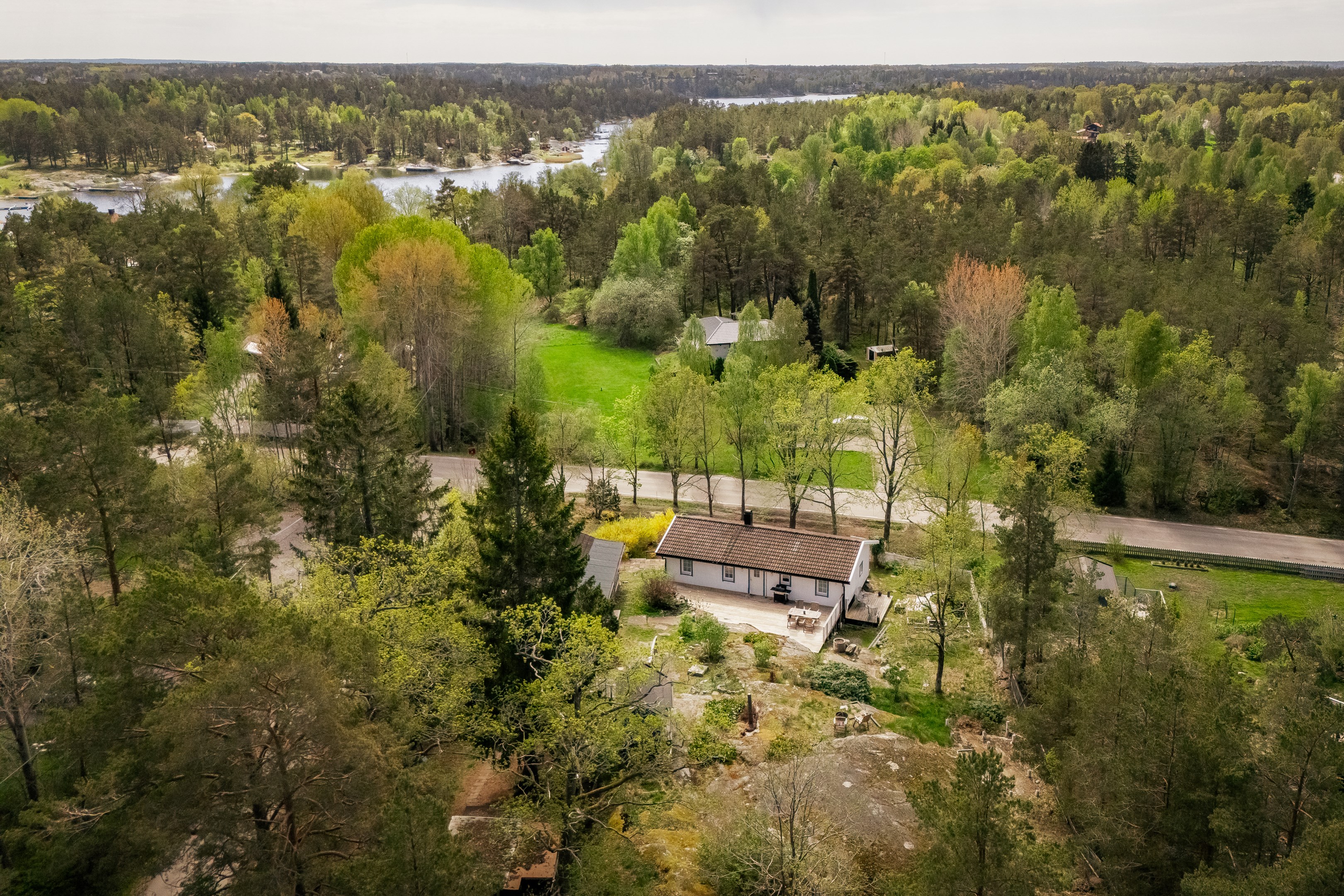 Bostadsbild från Murgrönsvägen 1, Kommande i Västra Älvsala, Värmdö