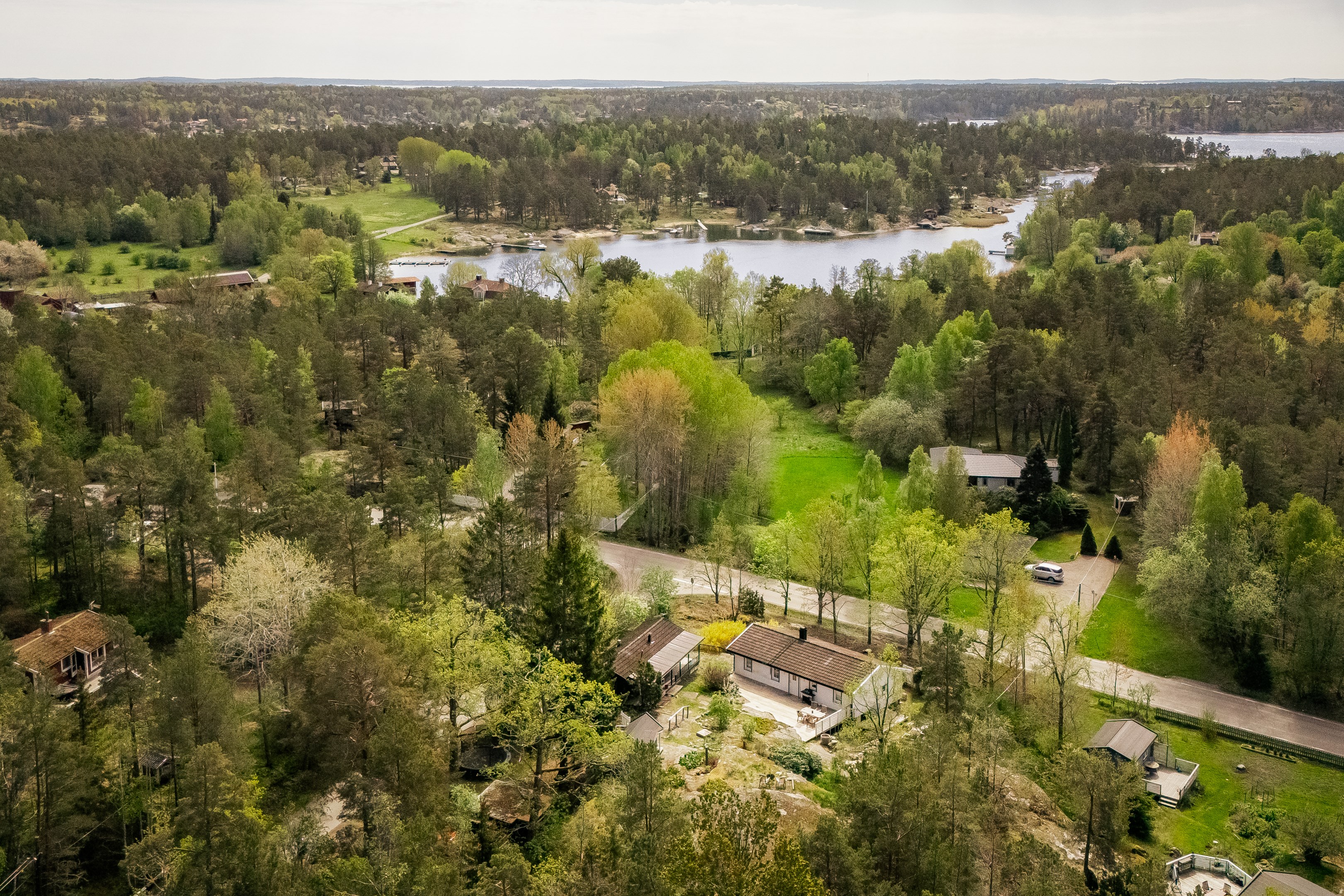 Bostadsbild från Murgrönsvägen 1, Kommande i Västra Älvsala, Värmdö