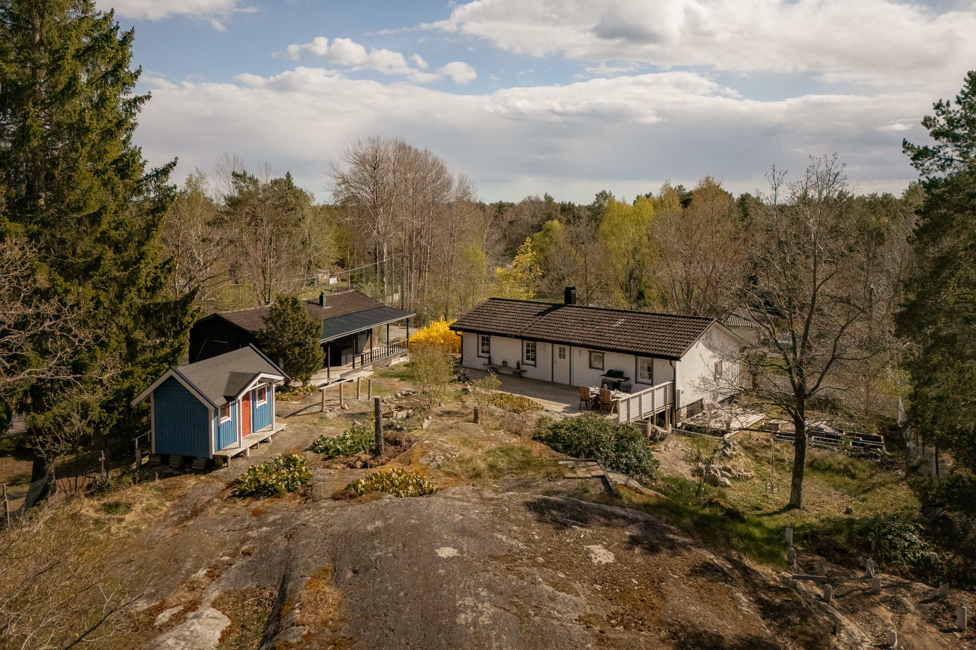 Bostadsbild från Murgrönsvägen 1, Kommande i Västra Älvsala, Värmdö