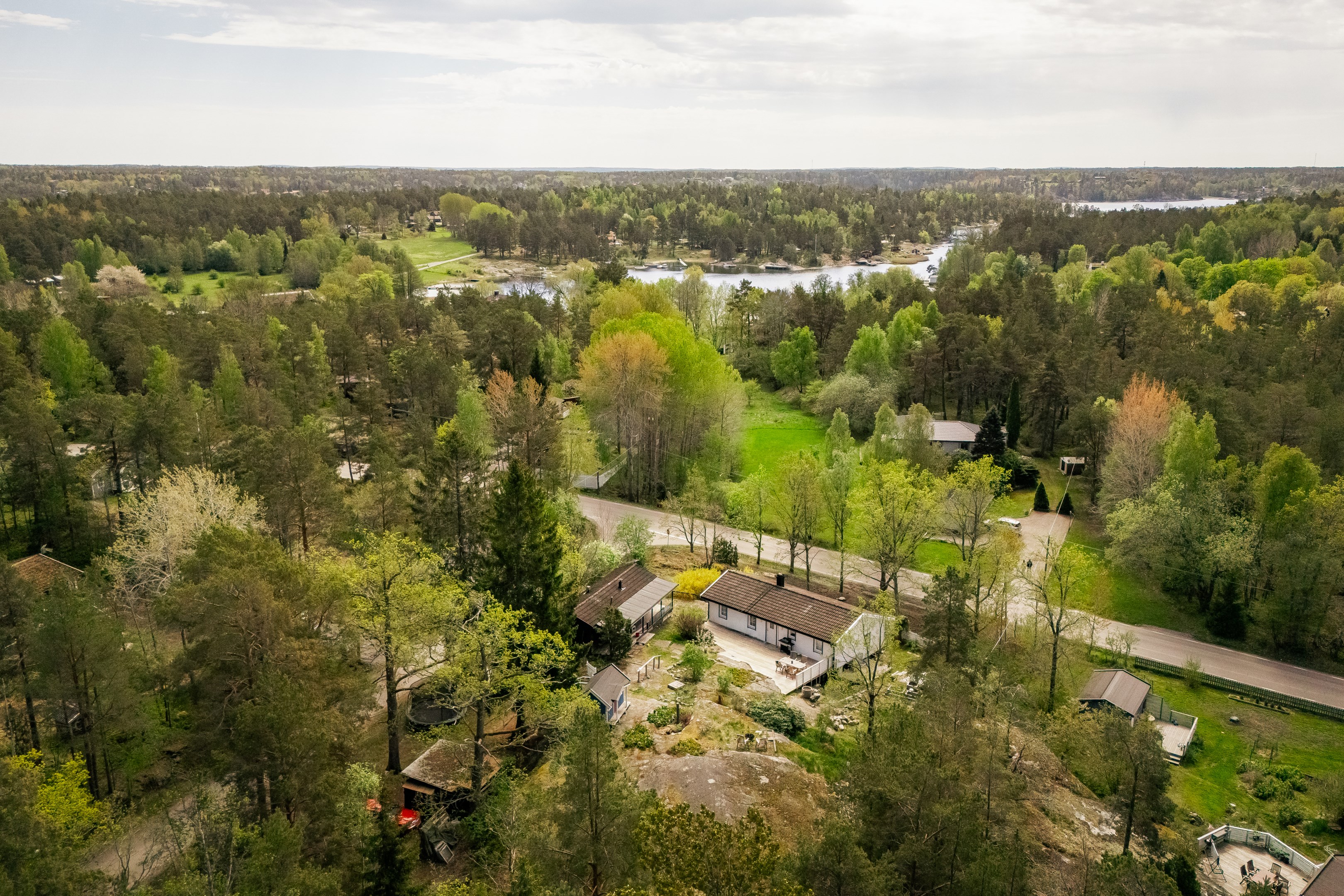 Bostadsbild från Murgrönsvägen 1, Kommande i Västra Älvsala, Värmdö