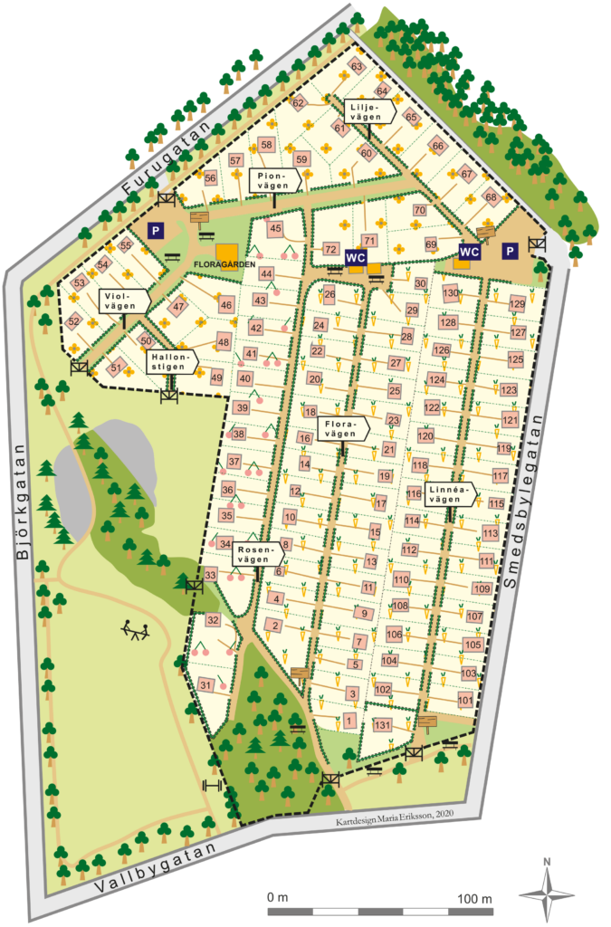 Bostadsbild från Floravägen 14, Till salu i Fålhagen, Uppsala