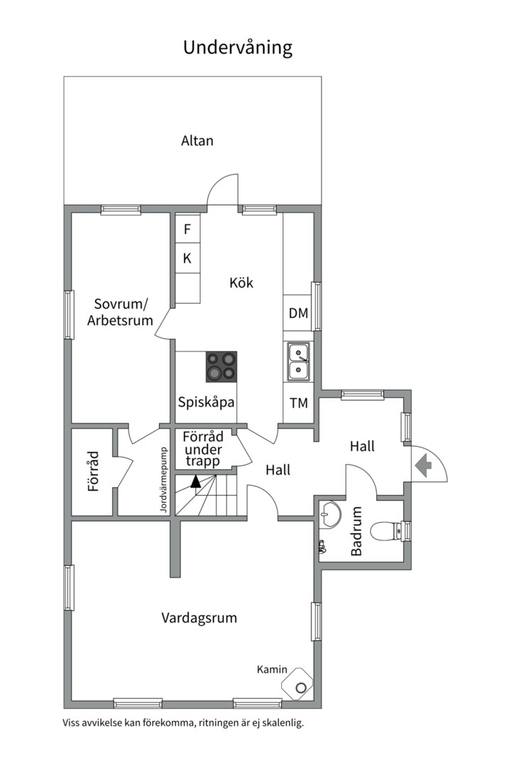 Planlösning från Granskäret 34, Såld i Östhammar, Östhammar