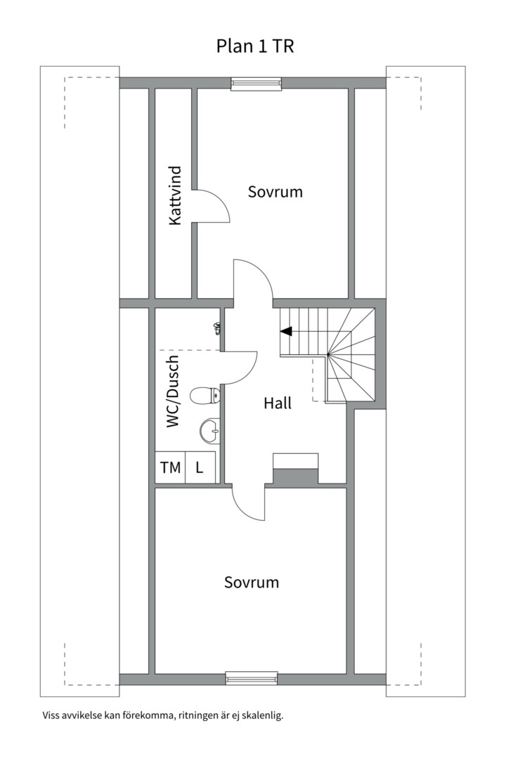 Planlösning från Hagby Nyborg 319, Såld i Vänge, Uppsala