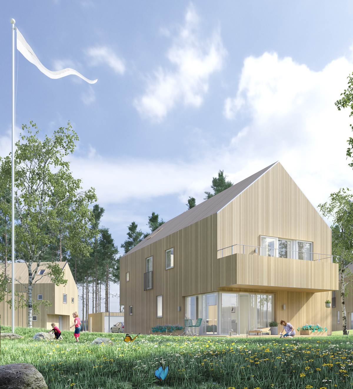 Bostadsbild från Exklusiva villor, Slutsålt i Fullerö, Uppsala