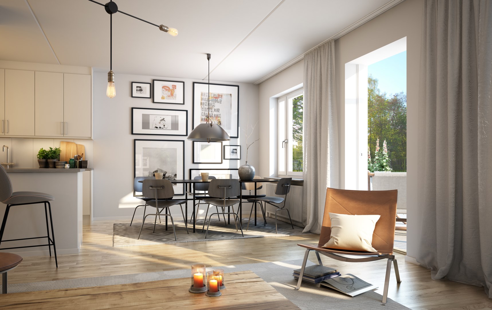 Bostadsbild från Kvarnparken, Slutsålt i Luthagen, Uppsala