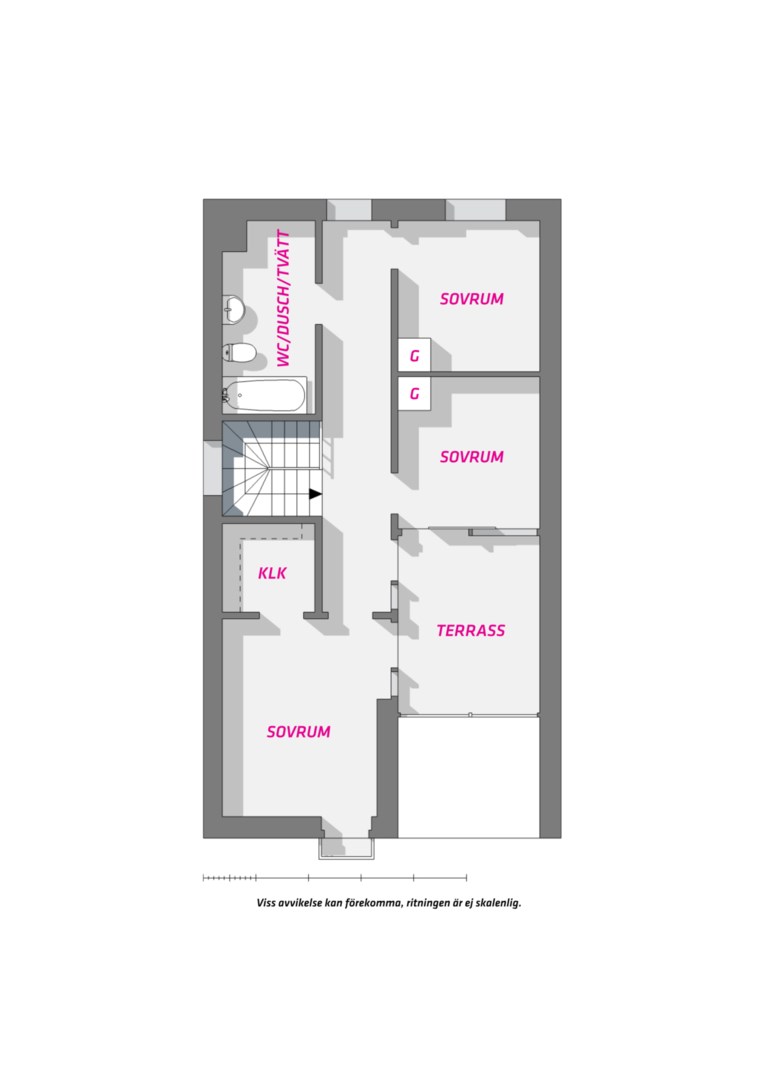 Planlösning från Brf Östra Sala Backe Etapp 1, Slutsålt i Östra Salabacke, Uppsala