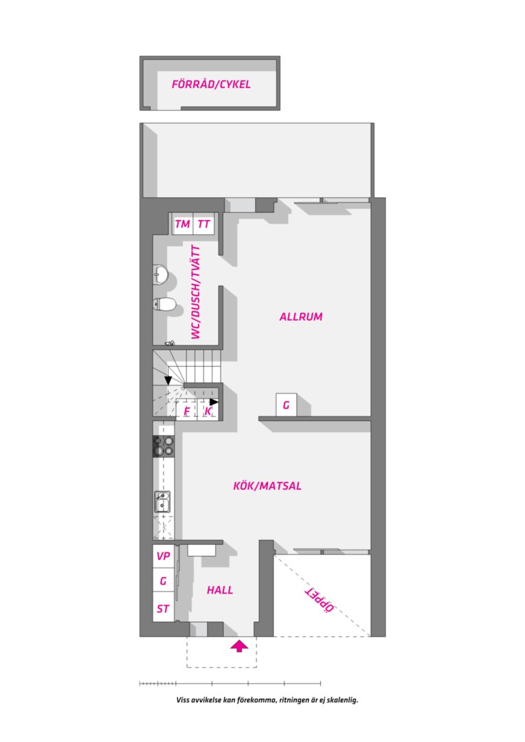 Planlösning från Brf Östra Sala Backe Etapp 1, Slutsålt i Östra Salabacke, Uppsala