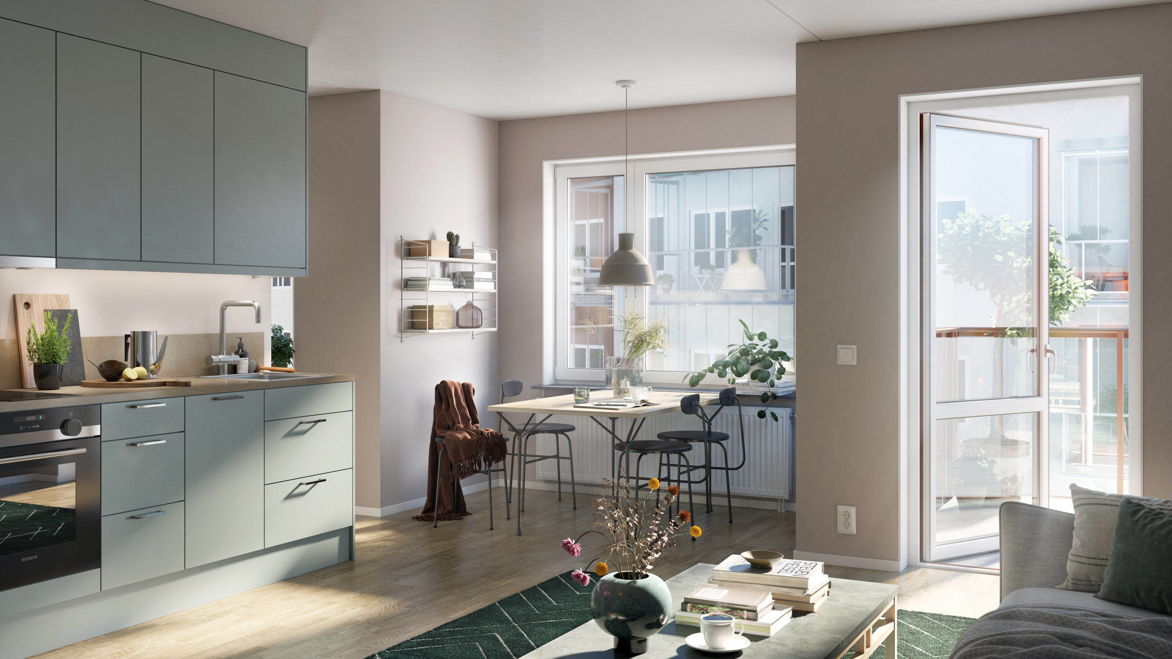 Bostadsbild från Tornträdgården 3, Slutsålt i Kapellgärdet, Uppsala