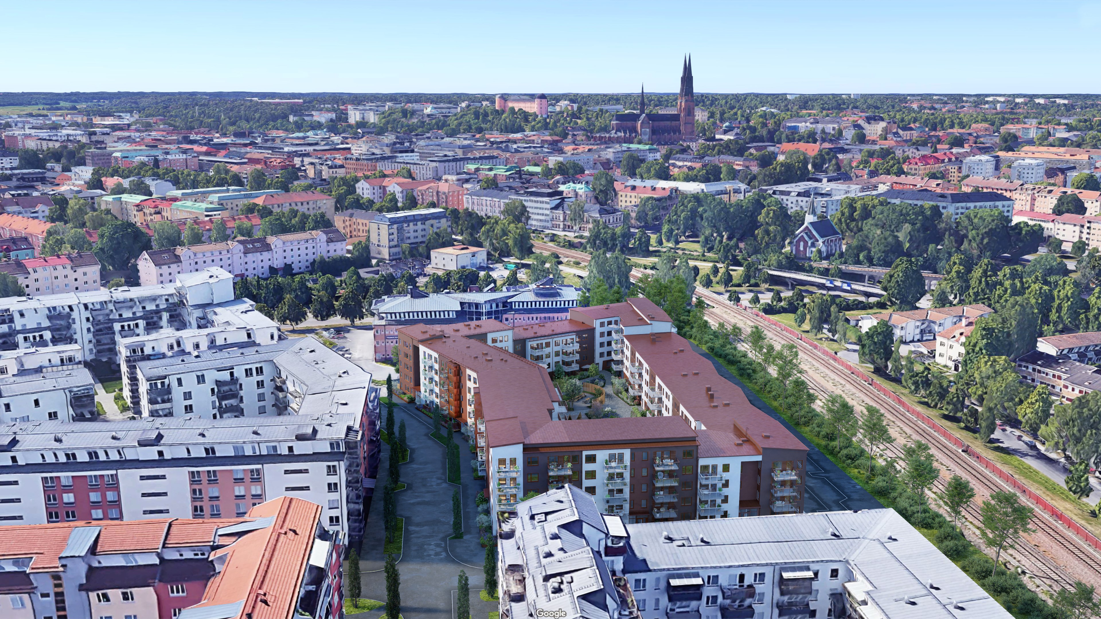 Bostadsbild från Tornträdgården 3, Slutsålt i Kapellgärdet, Uppsala