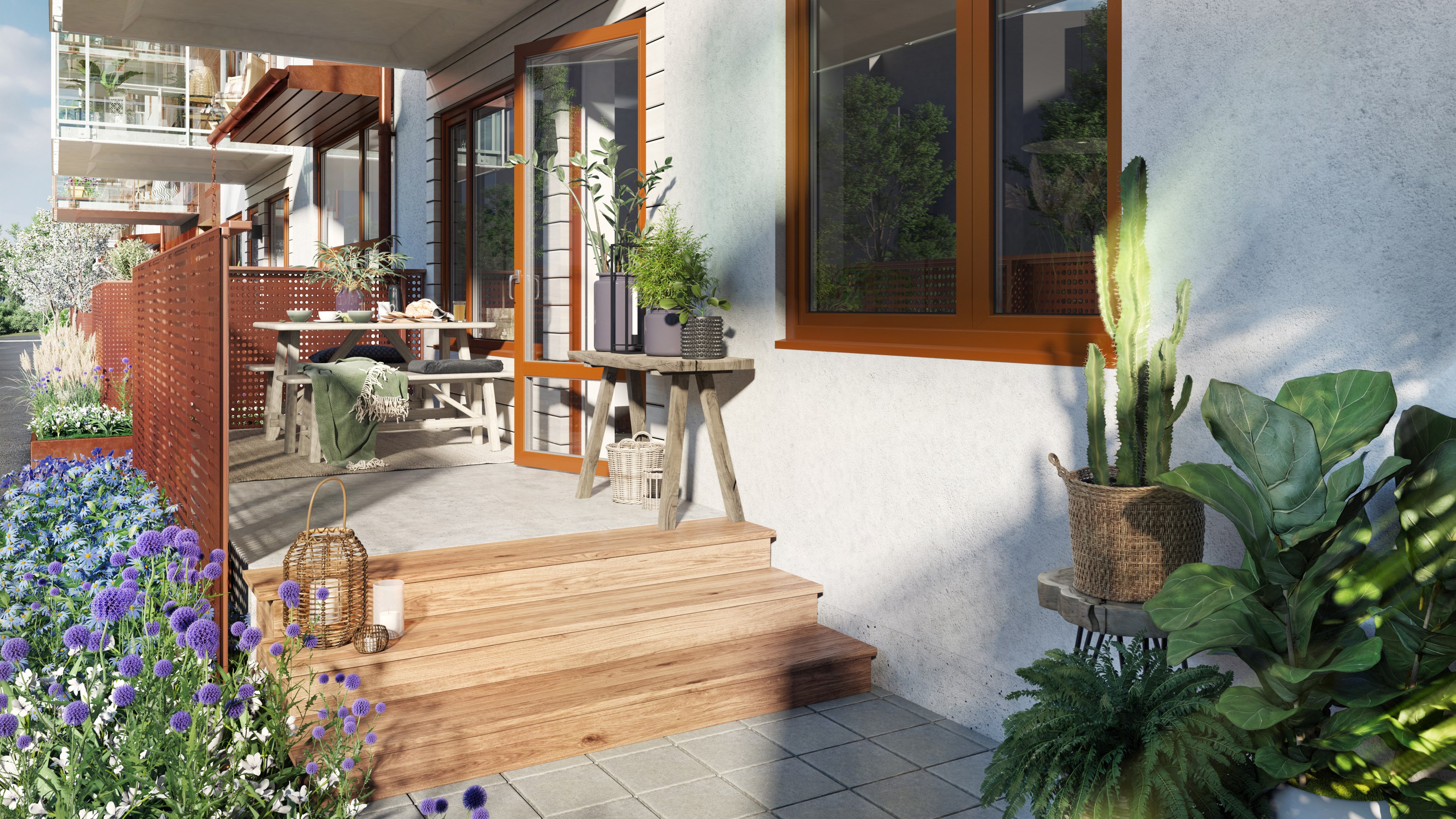 Bostadsbild från Tornträdgården 3, Slutsålt i Kapellgärdet, Uppsala