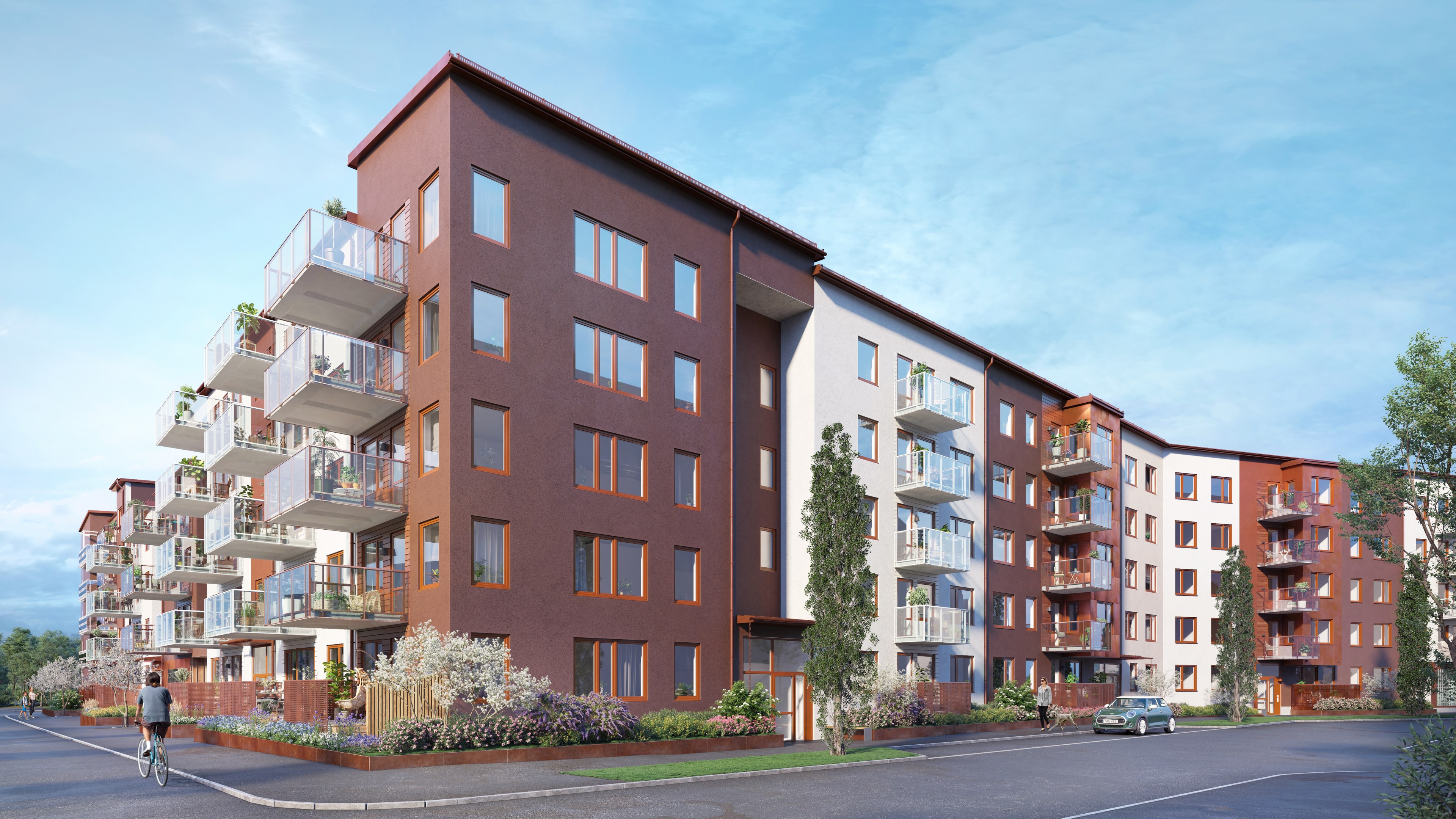 Bostadsbild från Tornträdgården 3, Slutsålt i Kapellgärdet, Uppsala