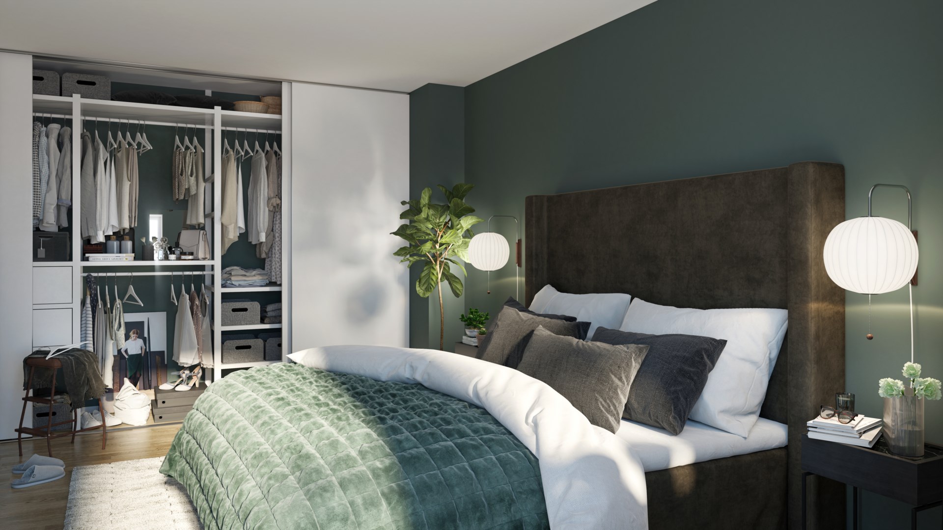 Bostadsbild från Tornträdgården 3, Slutsålt i Kapellgärdet, Uppsala