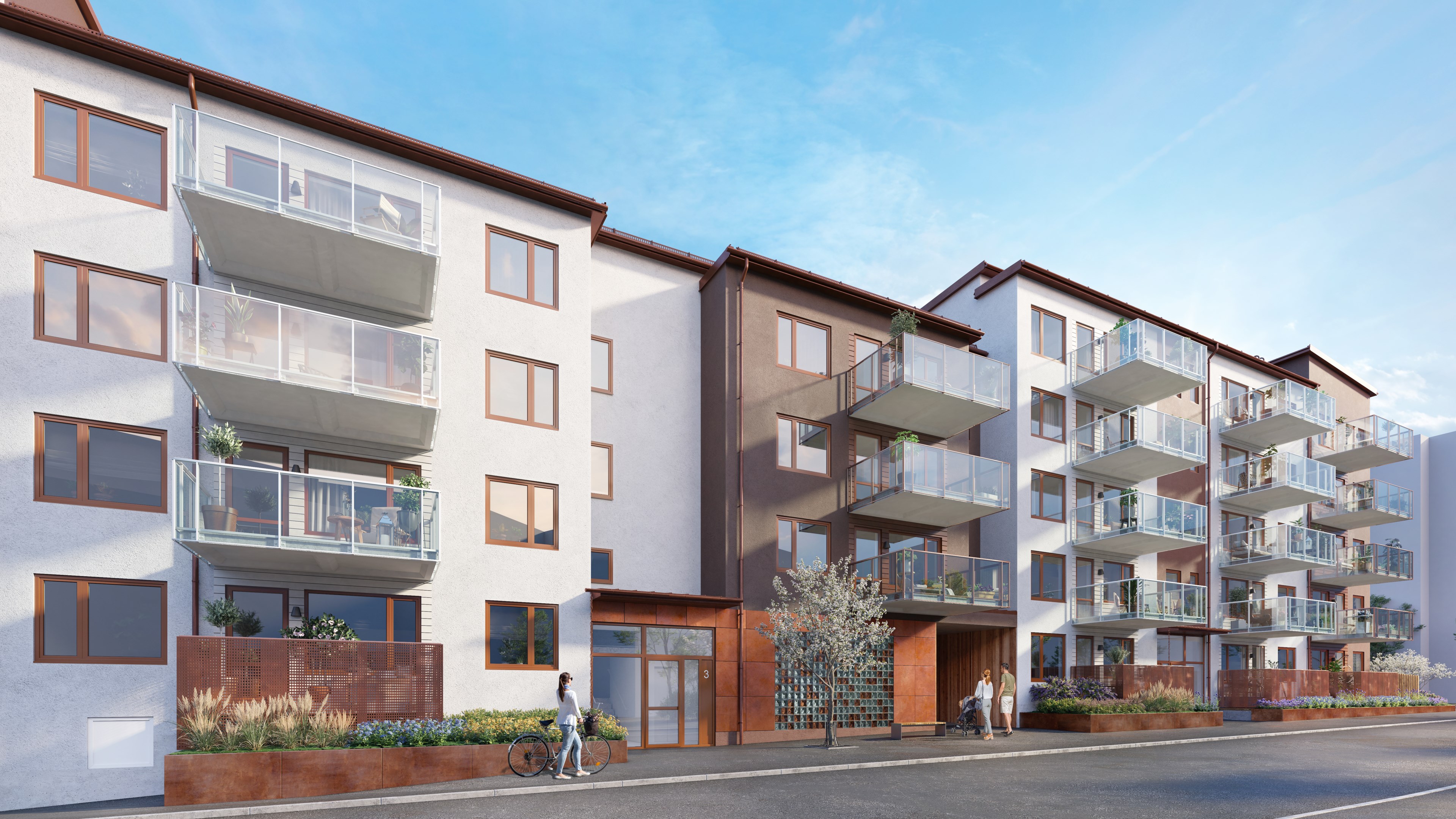 Bostadsbild från Tornträdgården 3, Slutsålt i Kapellgärdet, Uppsala