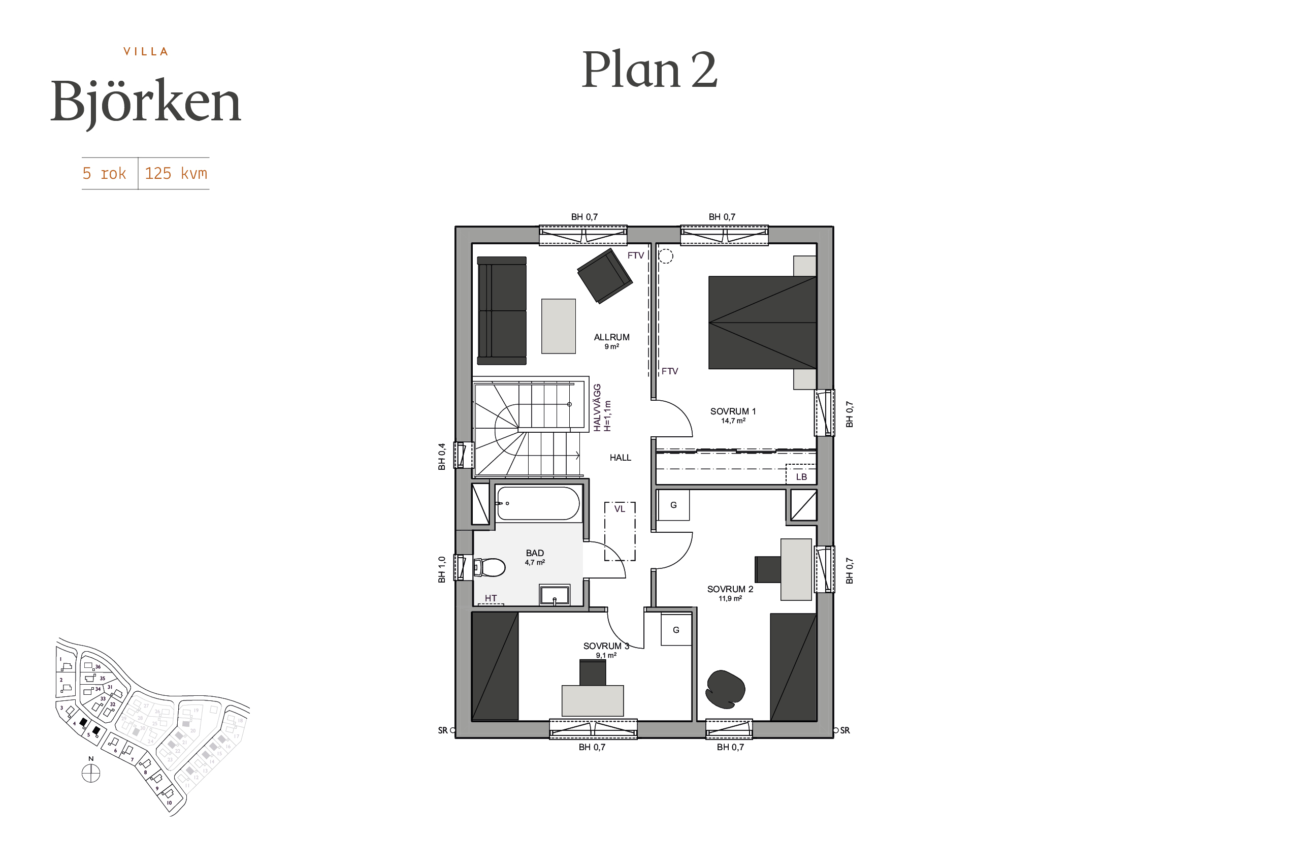 Bostadsbild från Skölstahöjden, Slutsålt i Skölsta, Uppsala