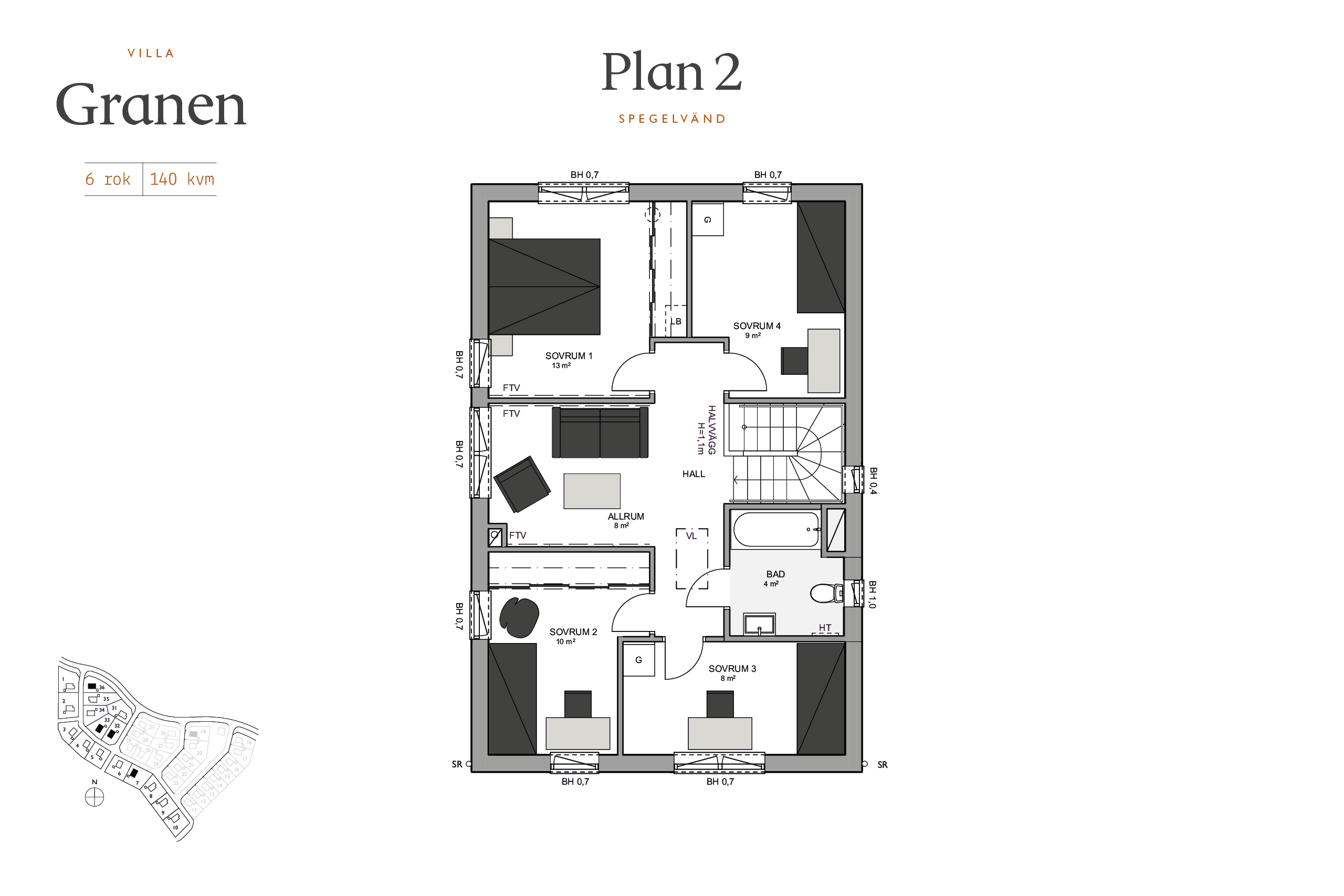 Bostadsbild från Skölstahöjden, Slutsålt i Skölsta, Uppsala