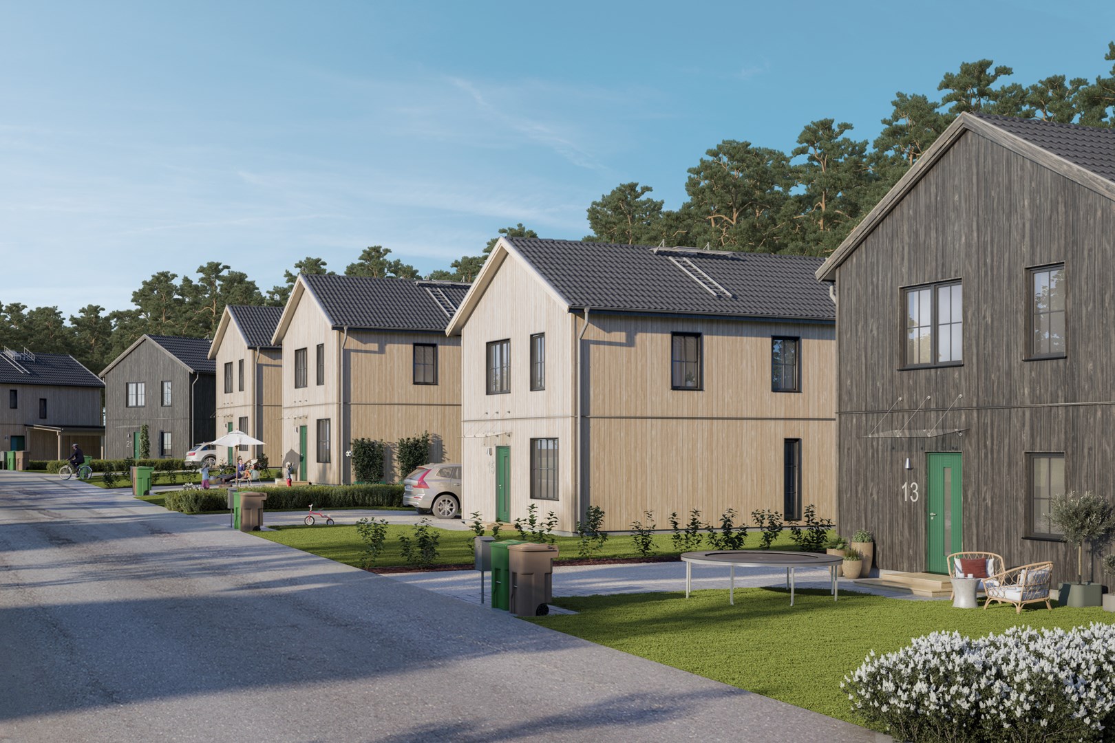 Bostadsbild från Skölstahöjden, Slutsålt i Skölsta, Uppsala