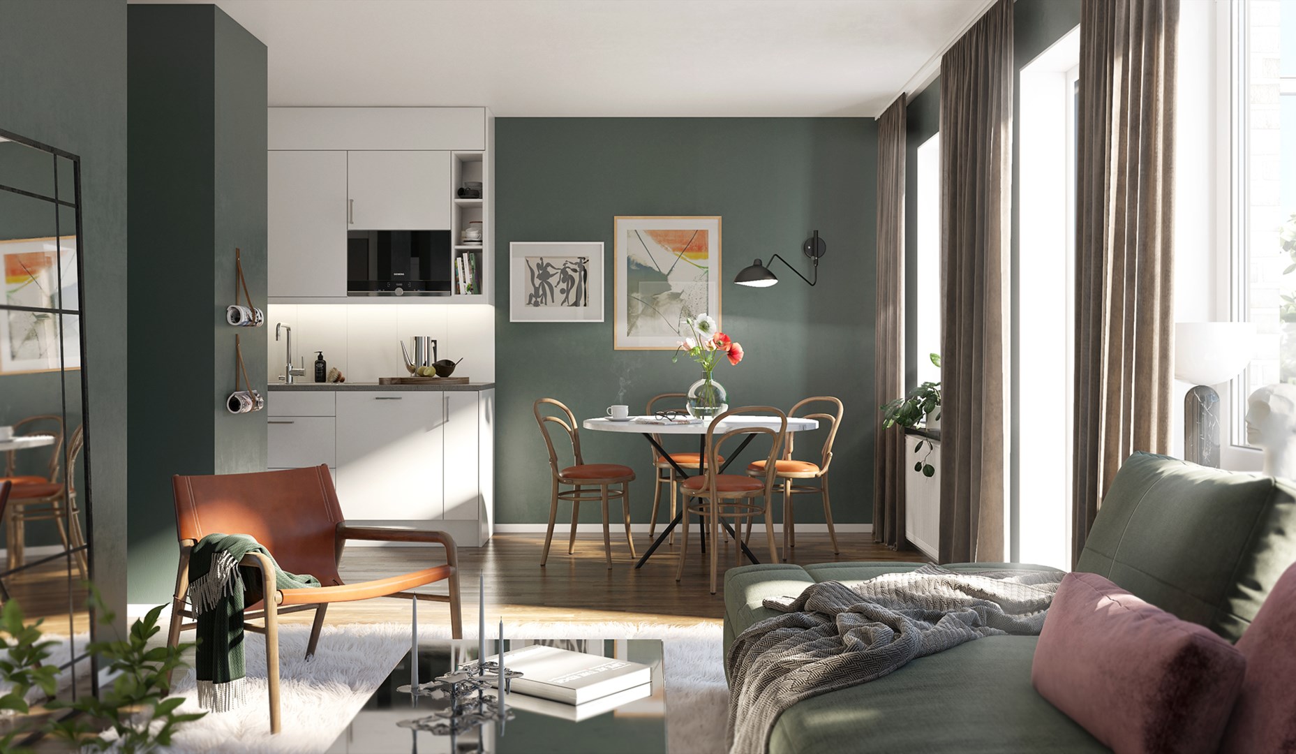 Bostadsbild från Rosalia 2, Slutsålt i Rosendal, Uppsala