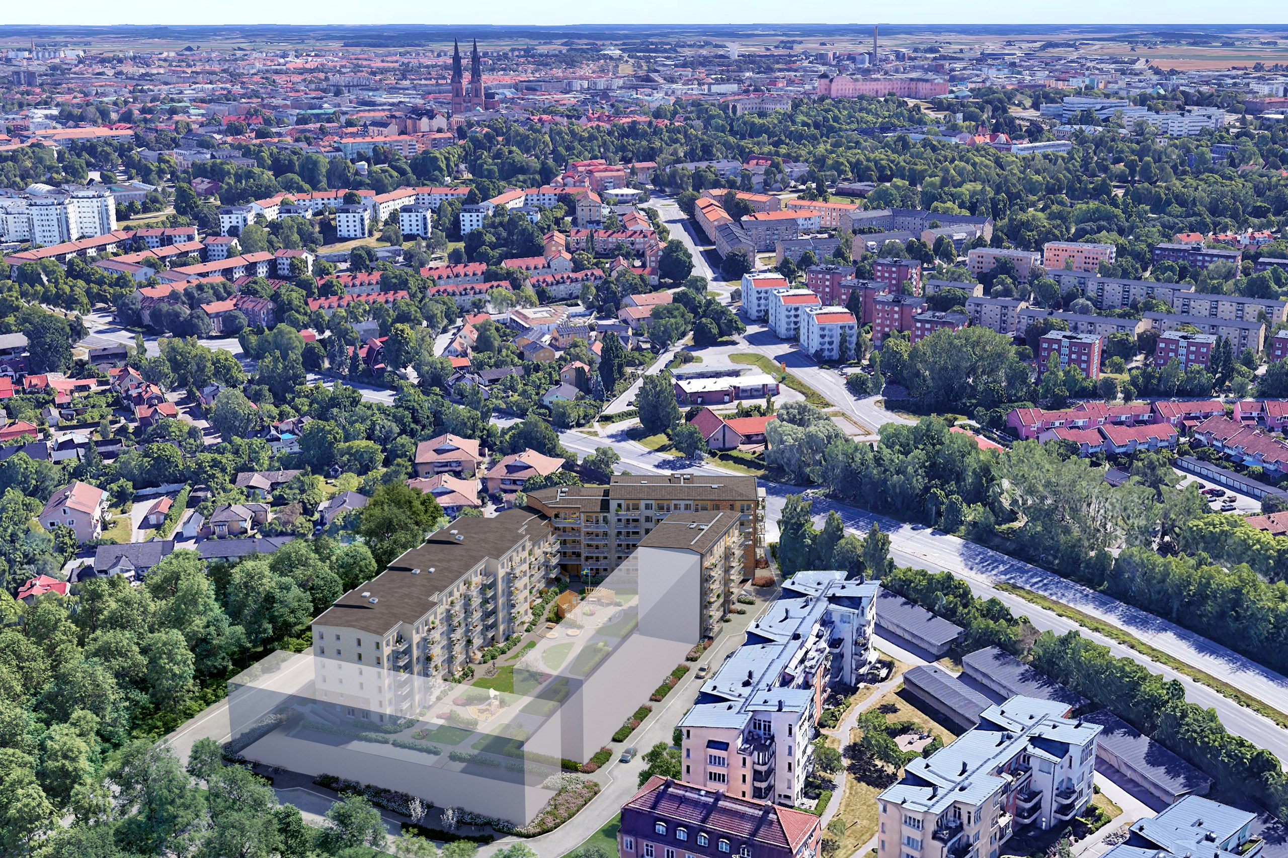 Bostadsbild från Rickomberga backe 2, Slutsålt i Rickomberga, Uppsala