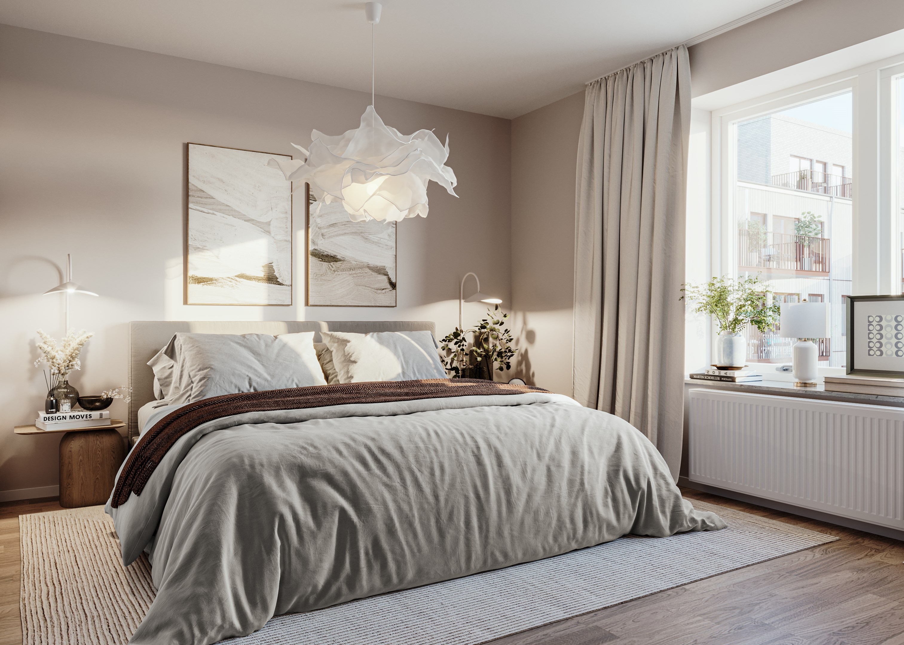 Bostadsbild från Rosendals Trädgård, Pågående i Rosendal, Uppsala