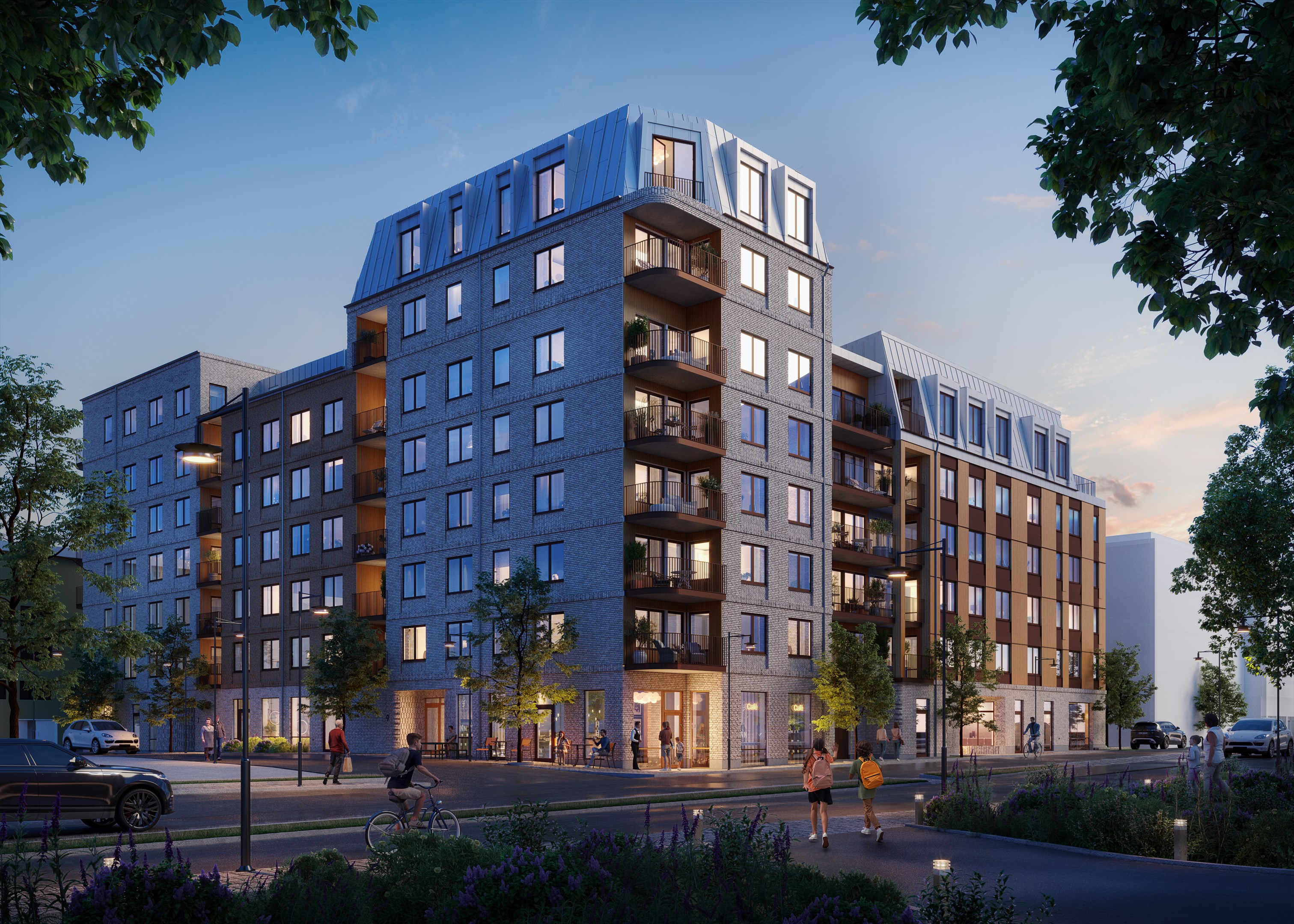 Bostadsbild från Rosendals Trädgård, Pågående i Rosendal, Uppsala