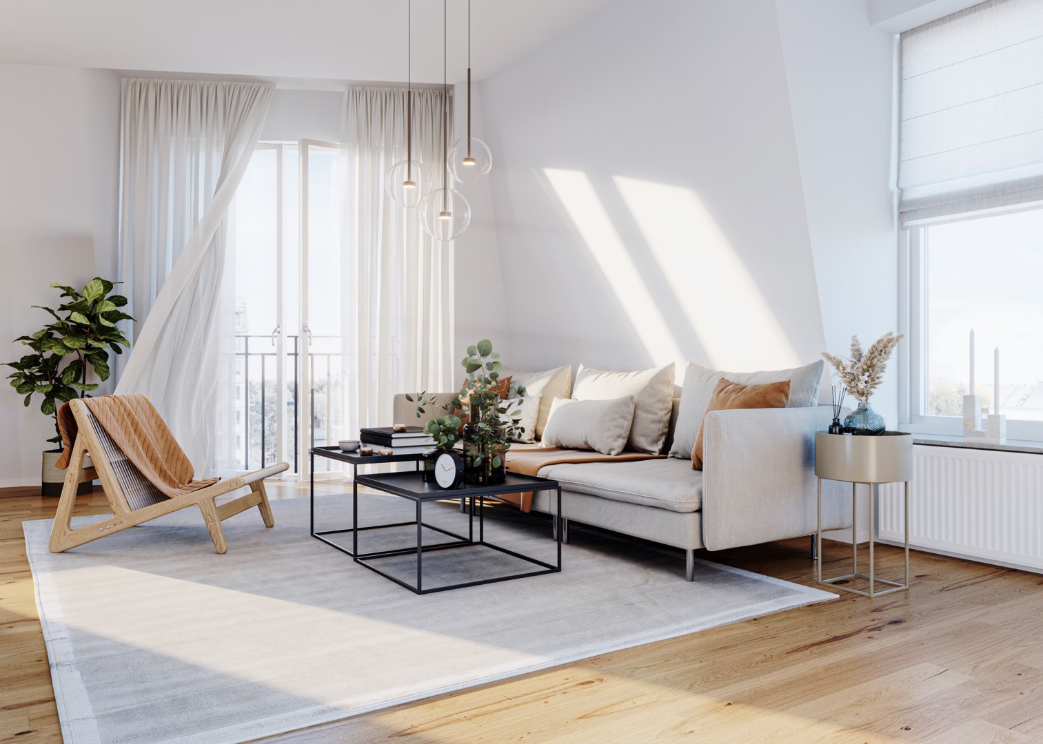 Bostadsbild från Rosendals Trädgård, Pågående i Rosendal, Uppsala