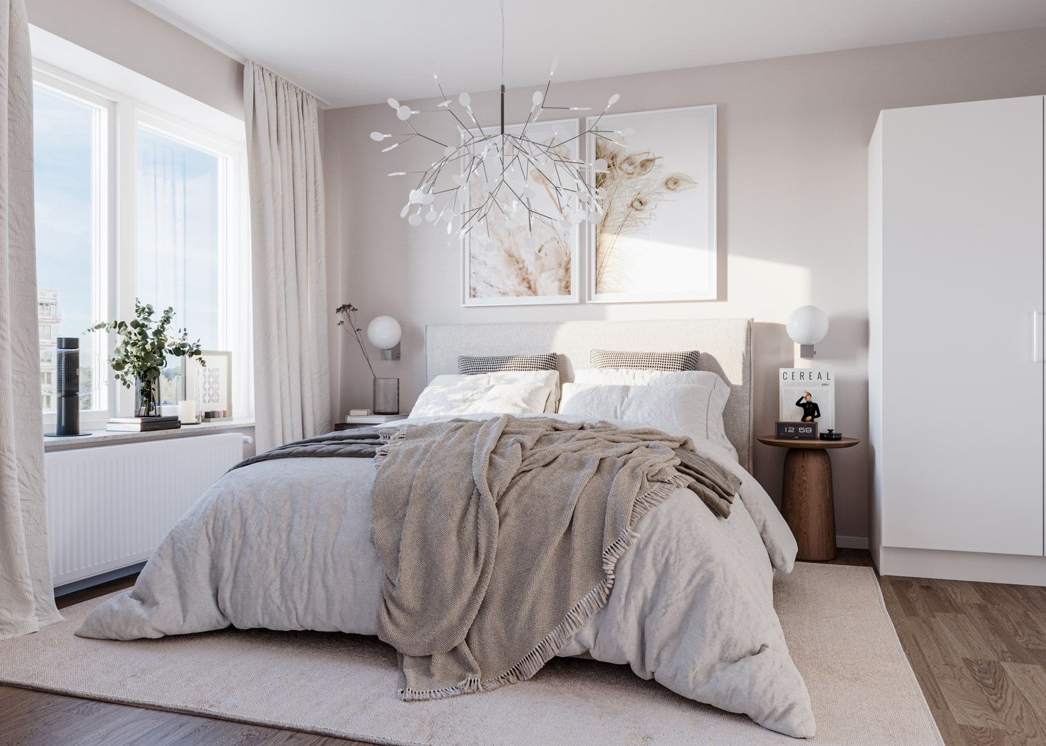 Bostadsbild från Rosendals Trädgård, Pågående i Rosendal, Uppsala