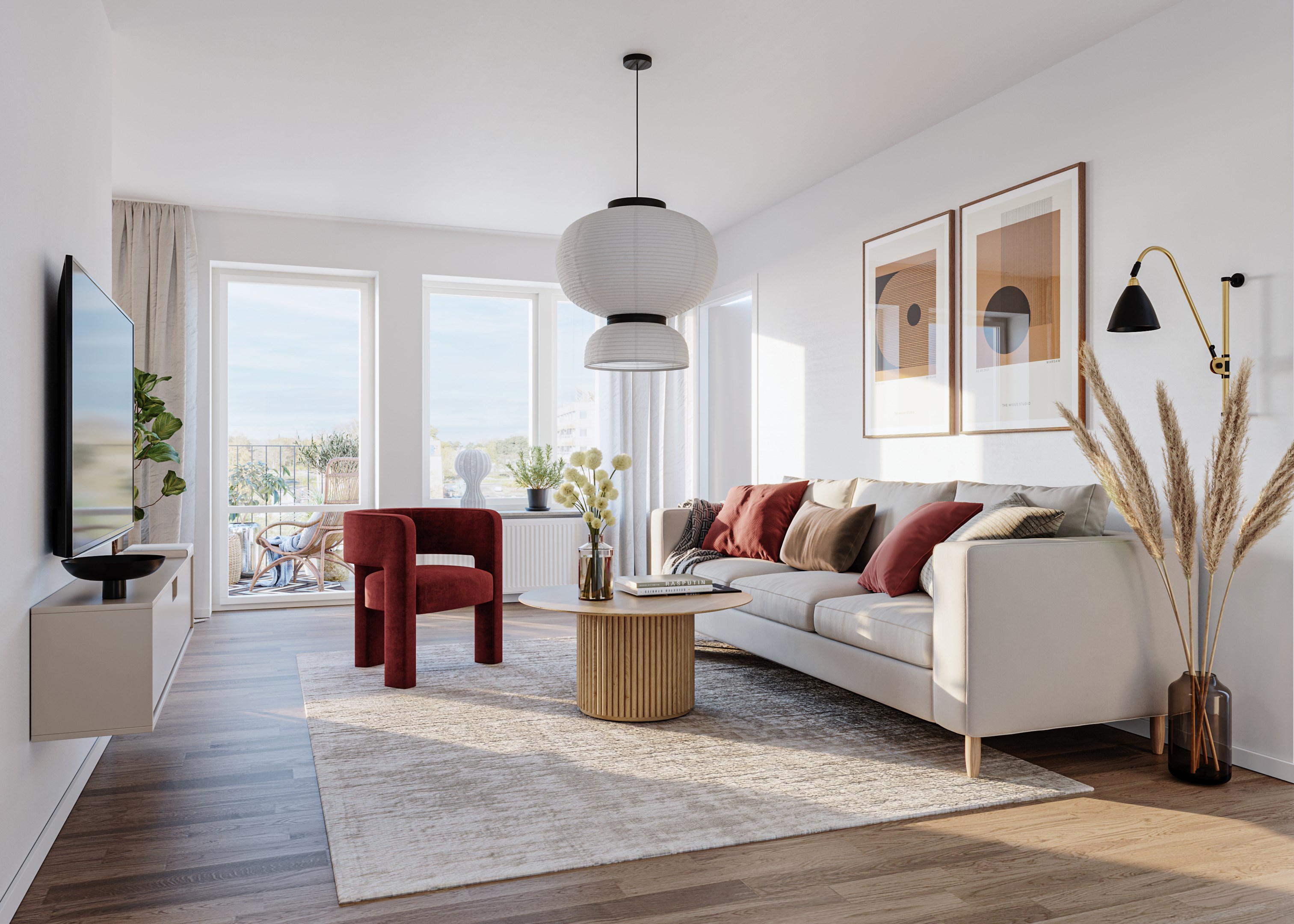 Bostadsbild från Rosendals Trädgård, Pågående i Rosendal, Uppsala