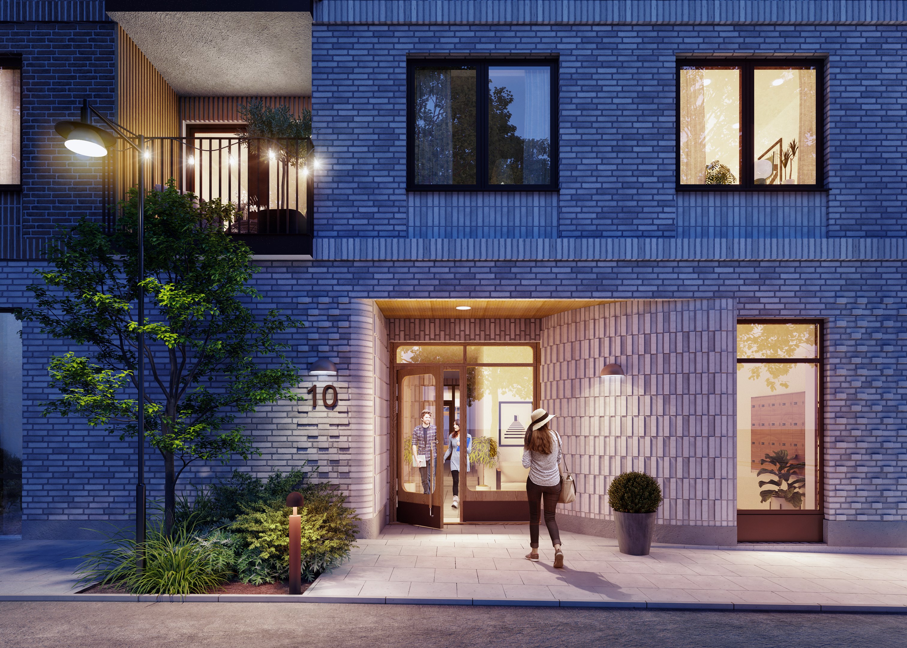 Bostadsbild från Rosendals Trädgård, Pågående i Rosendal, Uppsala