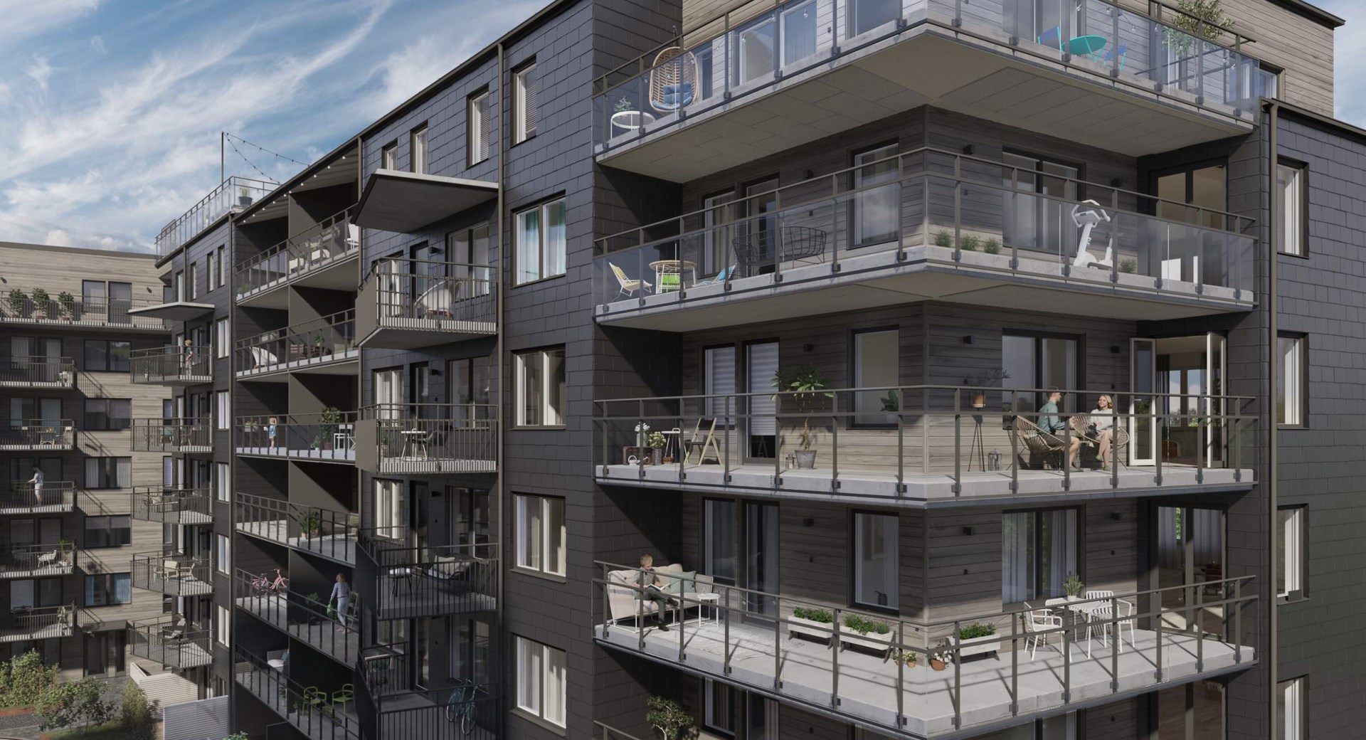 Bostadsbild från Kapellgärdet Arena IV, Slutsålt i Kapellgärdet, Uppsala