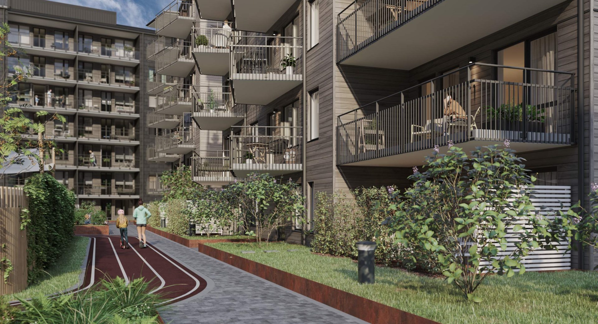 Bostadsbild från Kapellgärdet Arena V, Slutsålt i Kapellgärdet, Uppsala