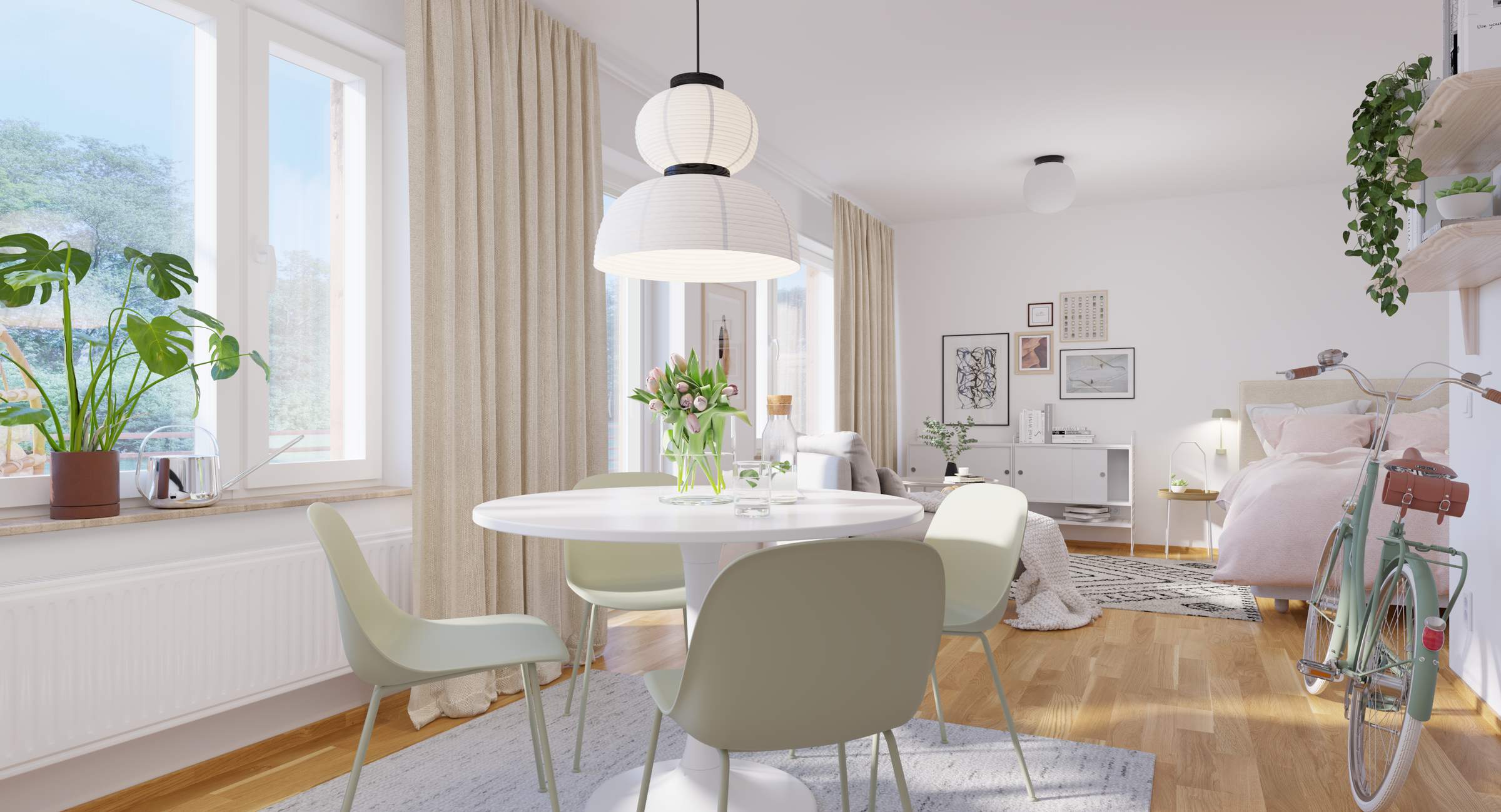 Bostadsbild från Nästet II, Slutsålt i Ultuna, Uppsala