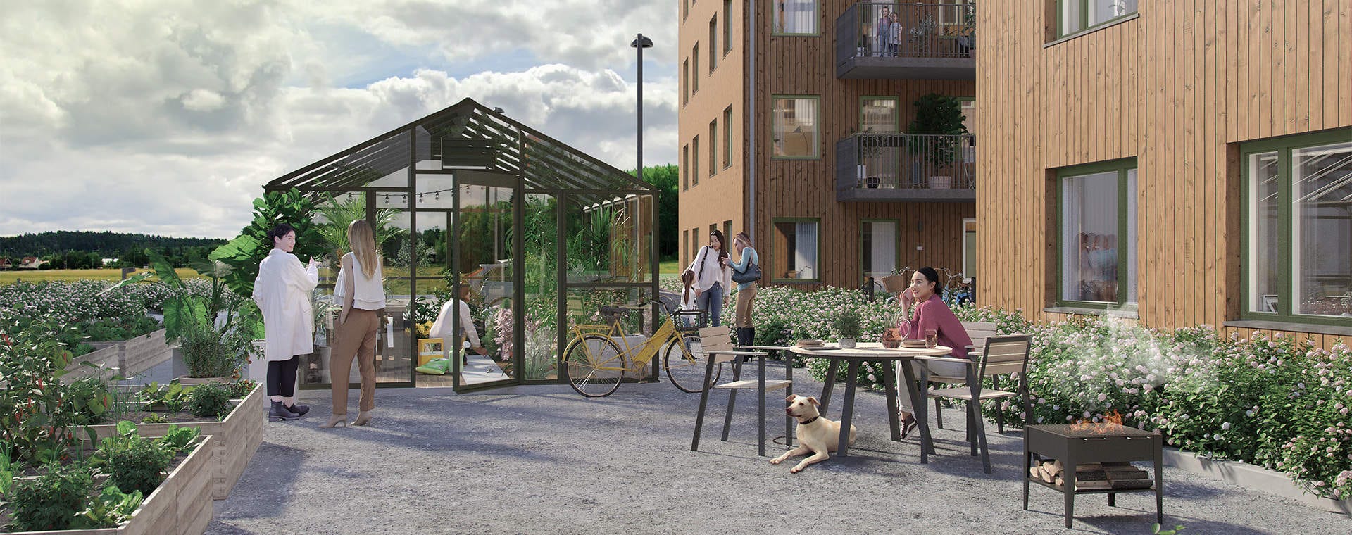 Bostadsbild från Nästet II, Slutsålt i Ultuna, Uppsala