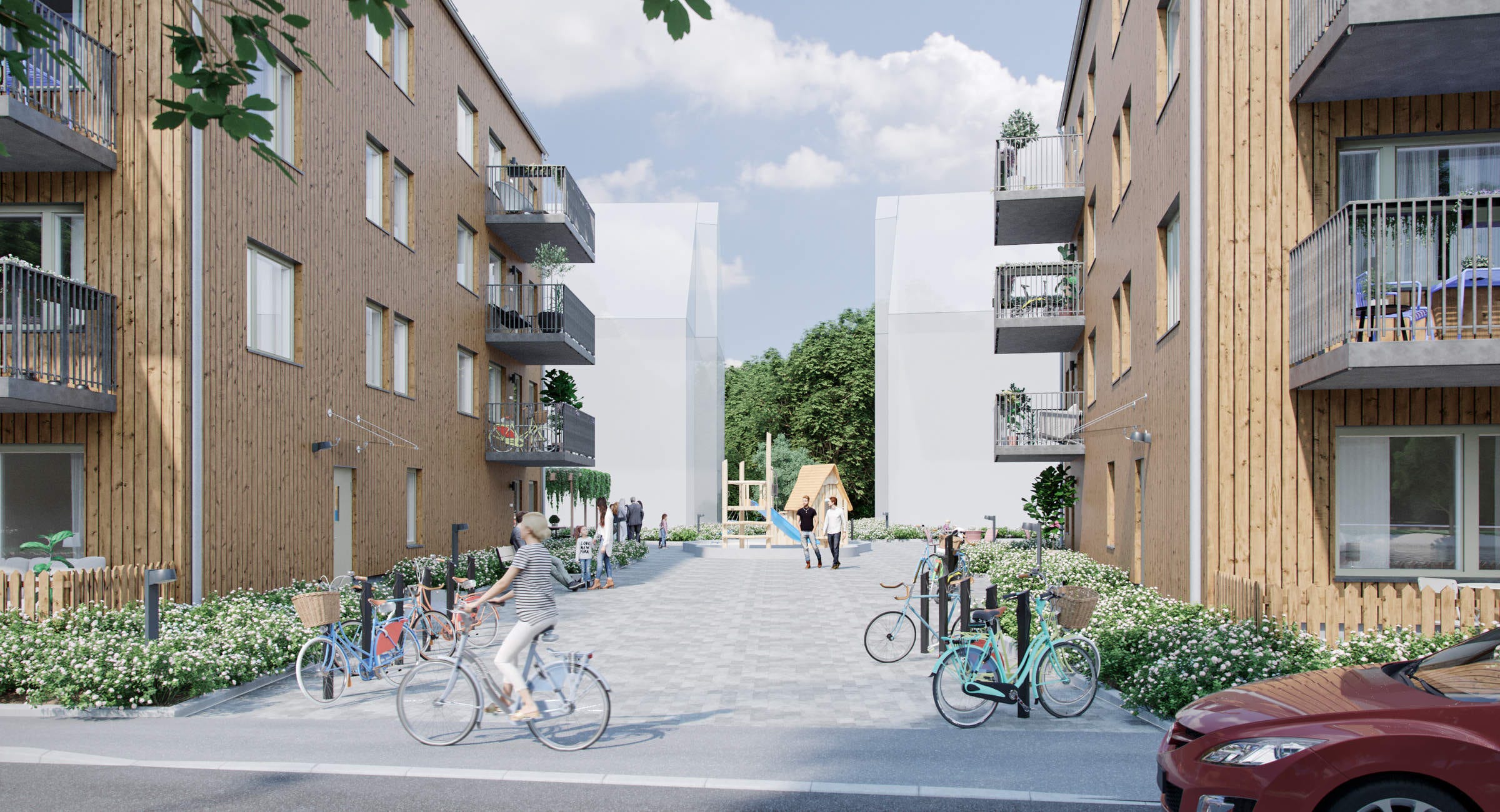 Bostadsbild från Nästet II, Slutsålt i Ultuna, Uppsala