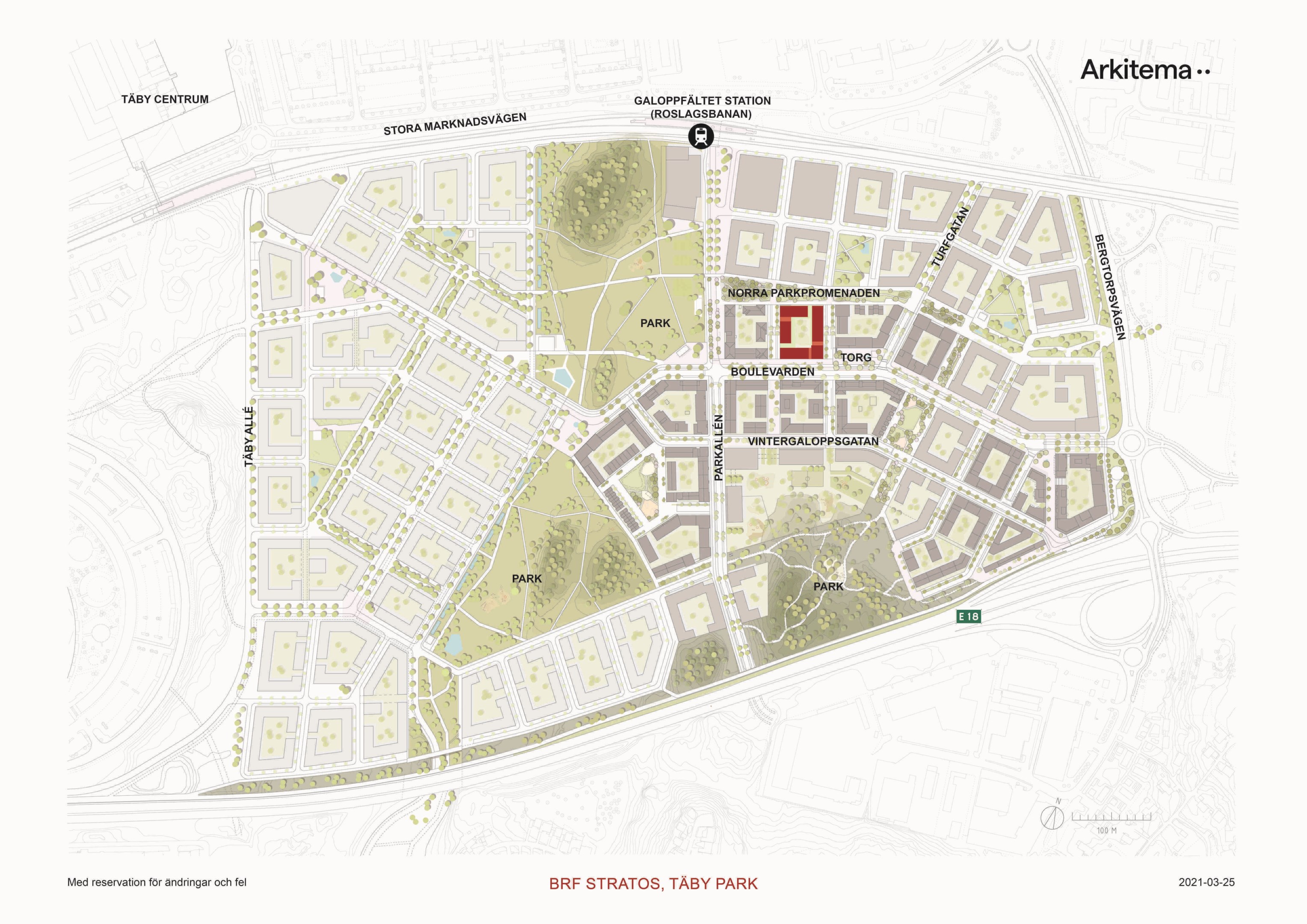 Bostadsbild från Stratos 1, Slutsålt i Täby Park, Täby