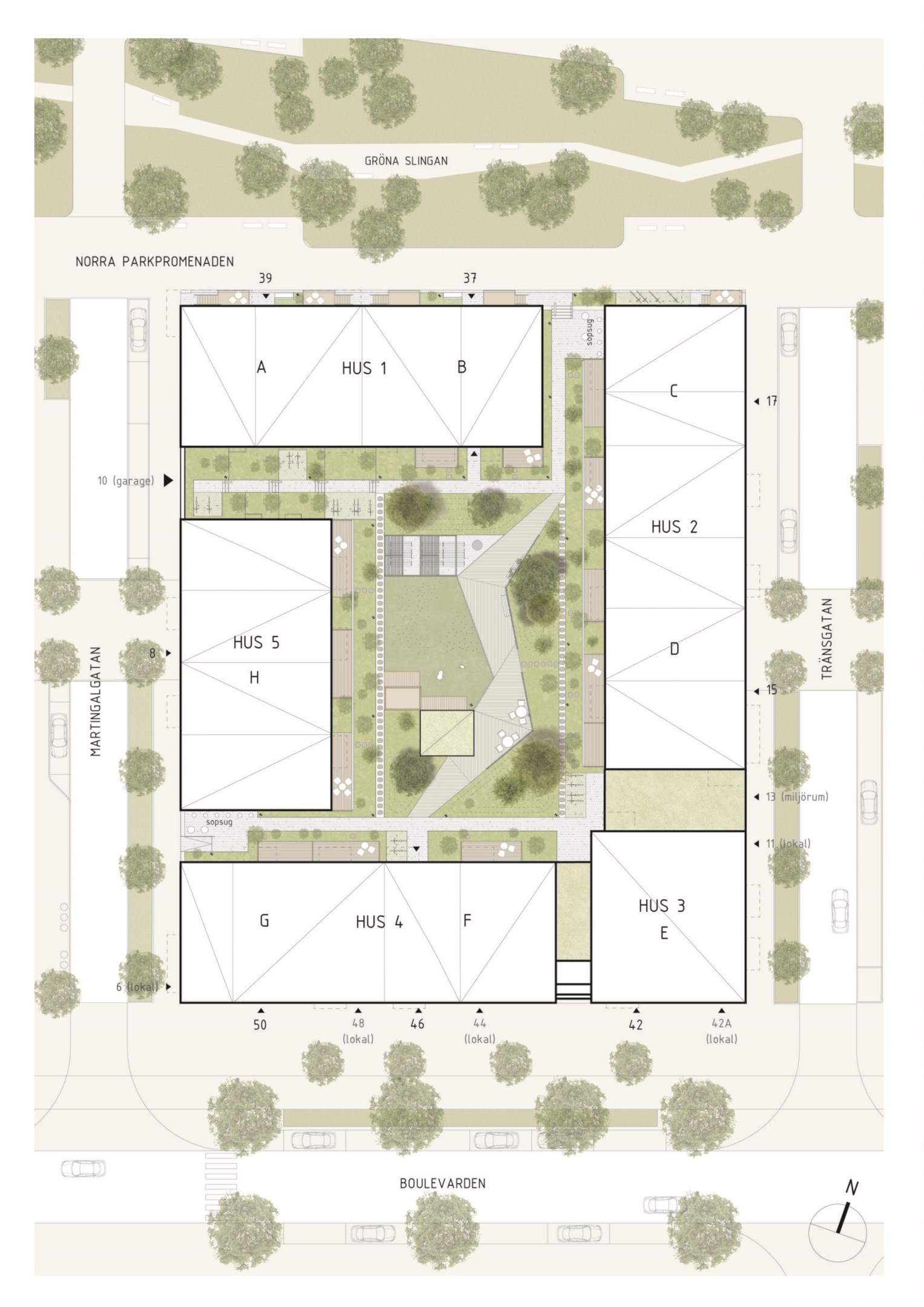 Bostadsbild från Stratos 1, Slutsålt i Täby Park, Täby