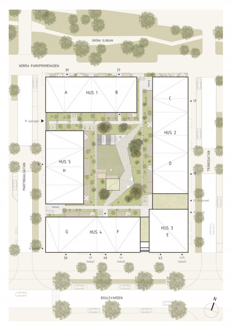 Bostadsbild från Stratos 1, Slutsålt i Täby Park, Täby