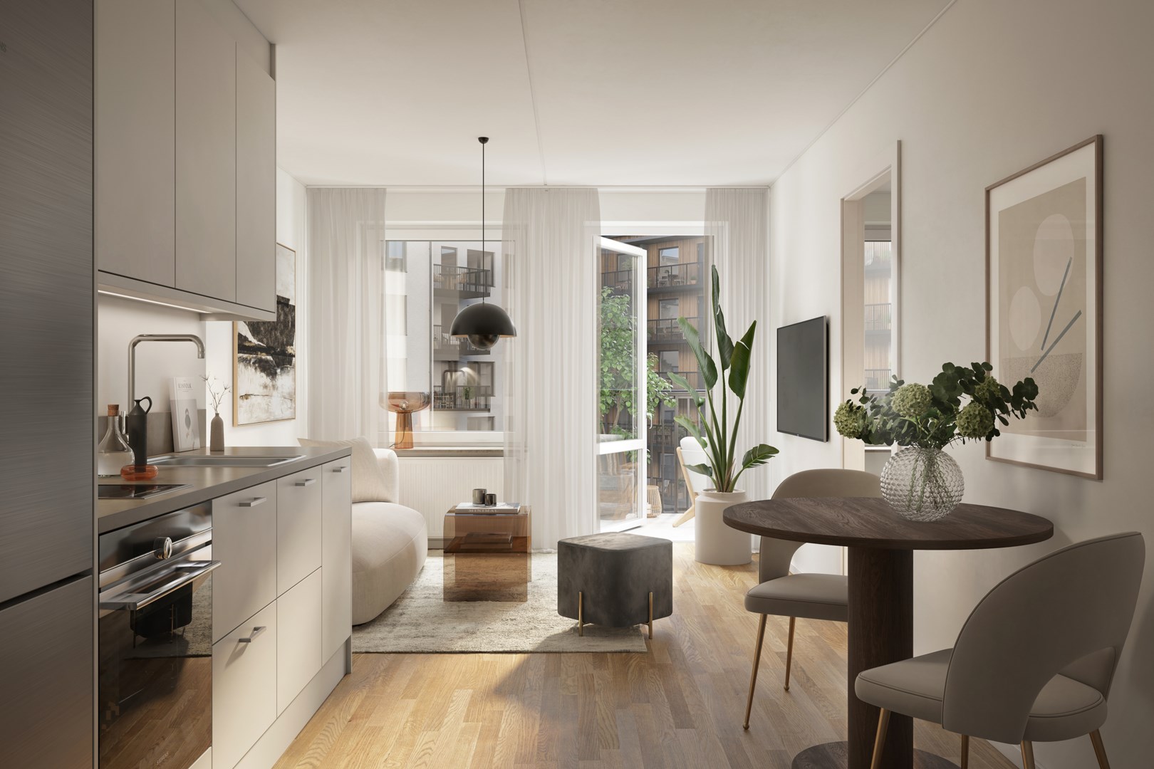 Bostadsbild från Zenit, Pågående i Kapellgärdet, Uppsala