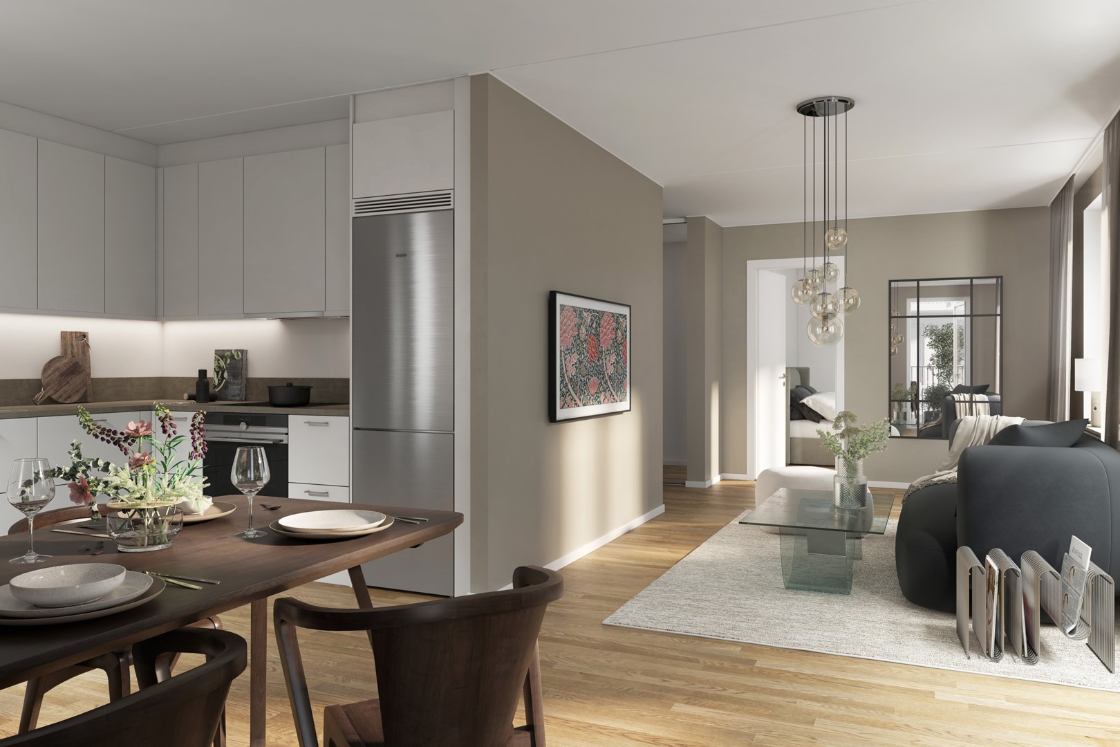 Bostadsbild från Zenit, Pågående i Kapellgärdet, Uppsala