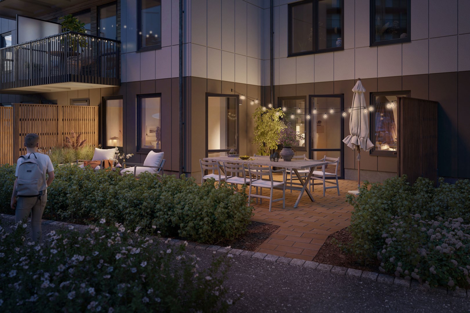 Bostadsbild från Zenit, Pågående i Kapellgärdet, Uppsala