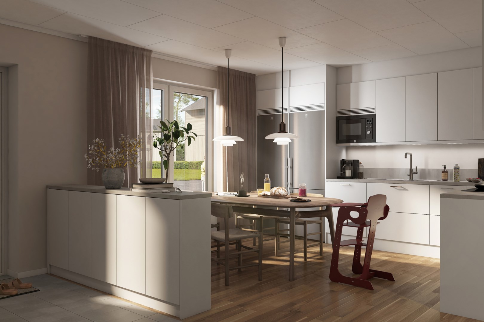 Bostadsbild från Skölstadalen, Pågående i Skölsta, Uppsala