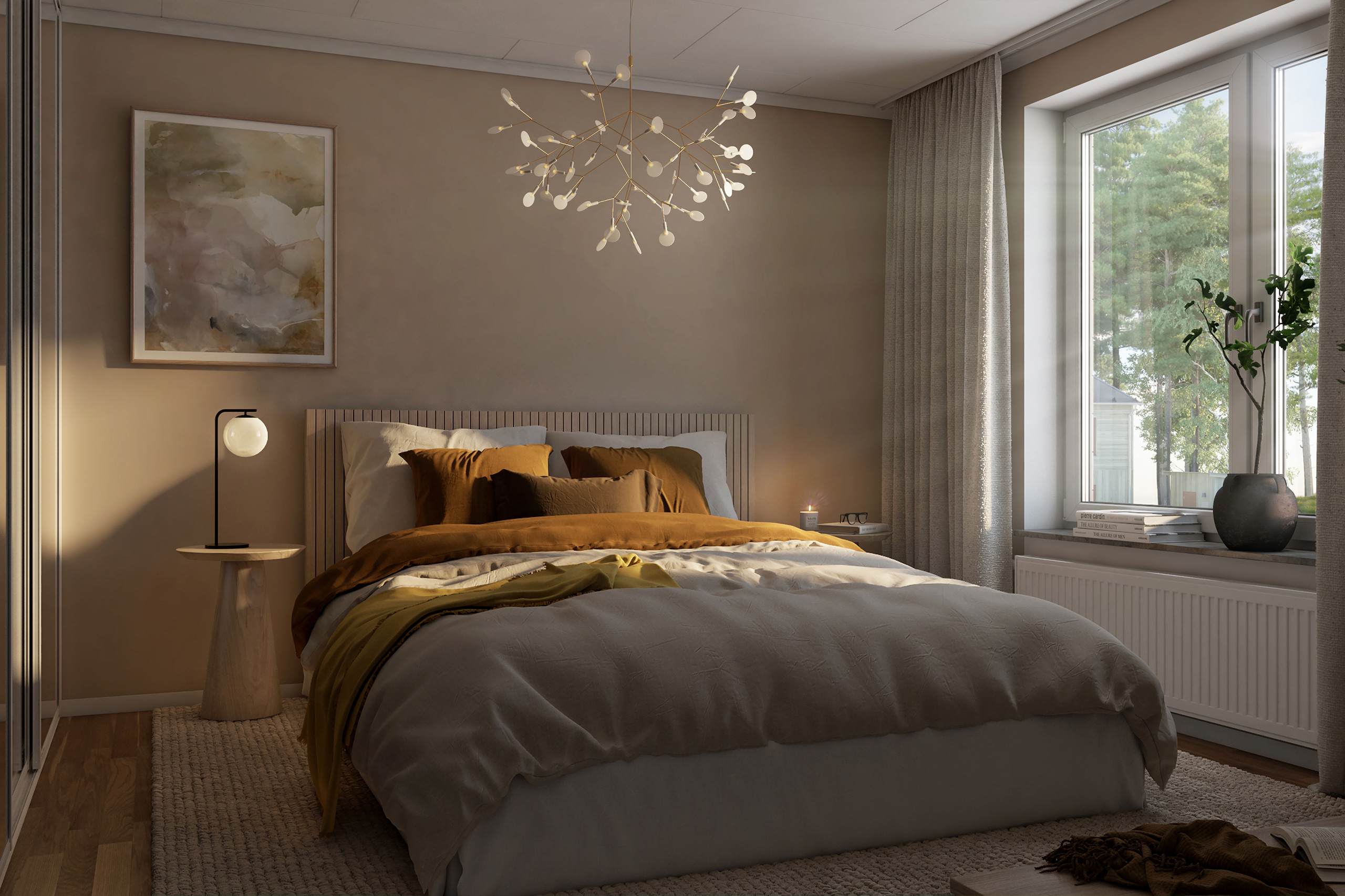 Bostadsbild från Skölstadalen, Pågående i Skölsta, Uppsala