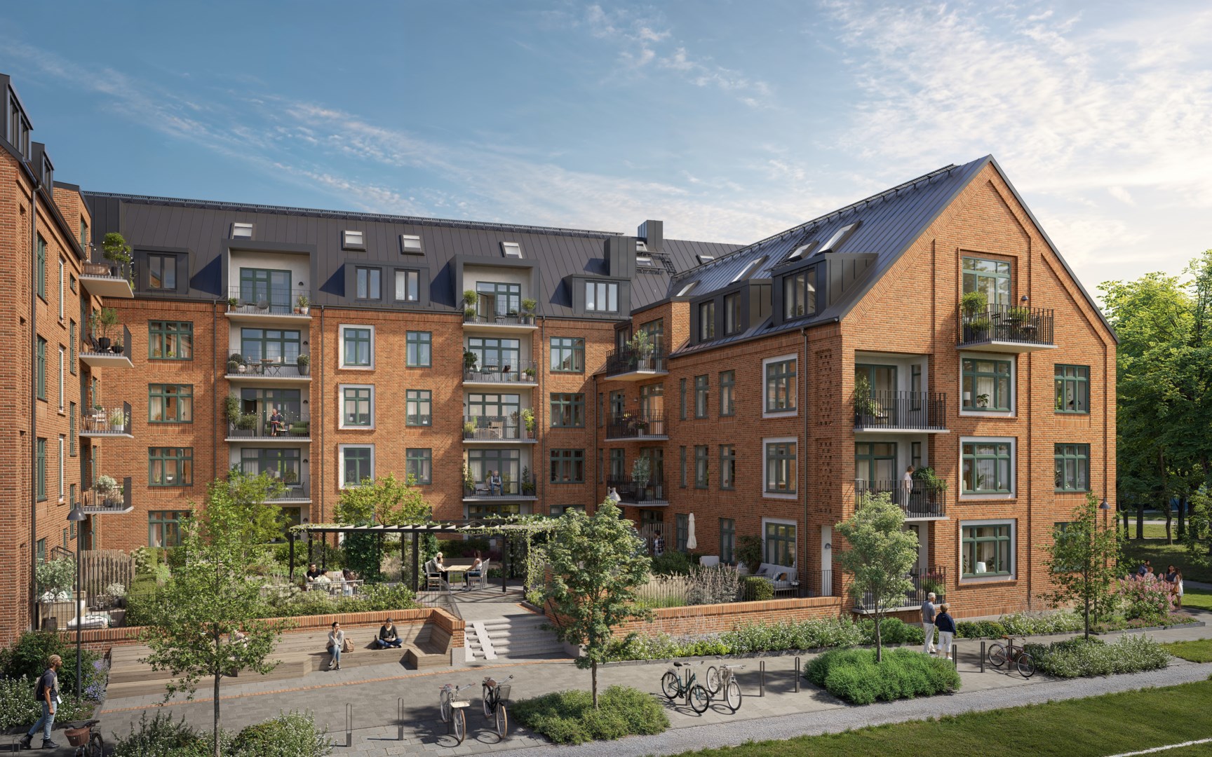 Bostadsbild från Seminariet, Pågående i Luthagen, Uppsala