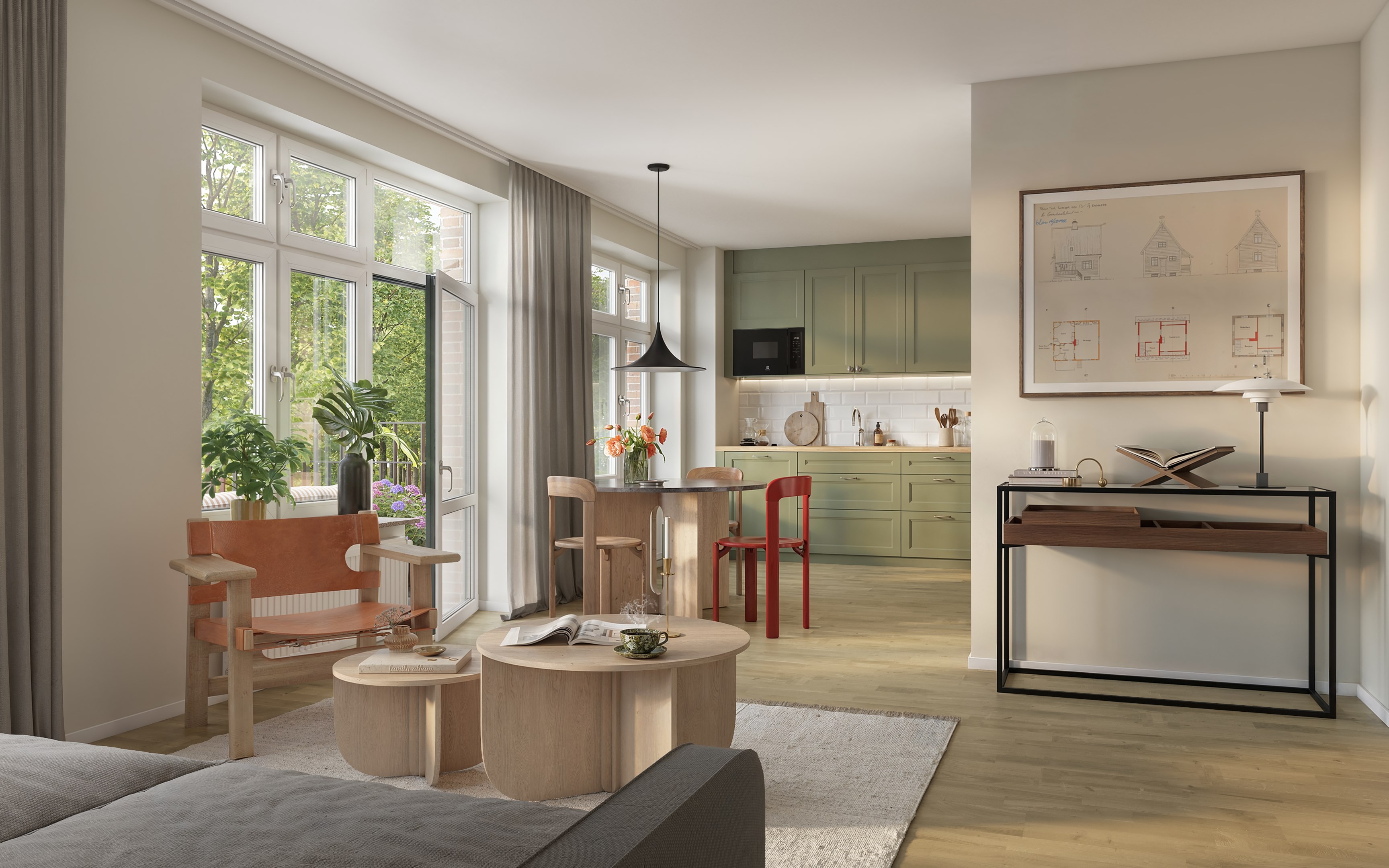 Bostadsbild från Seminariet, Pågående i Luthagen, Uppsala