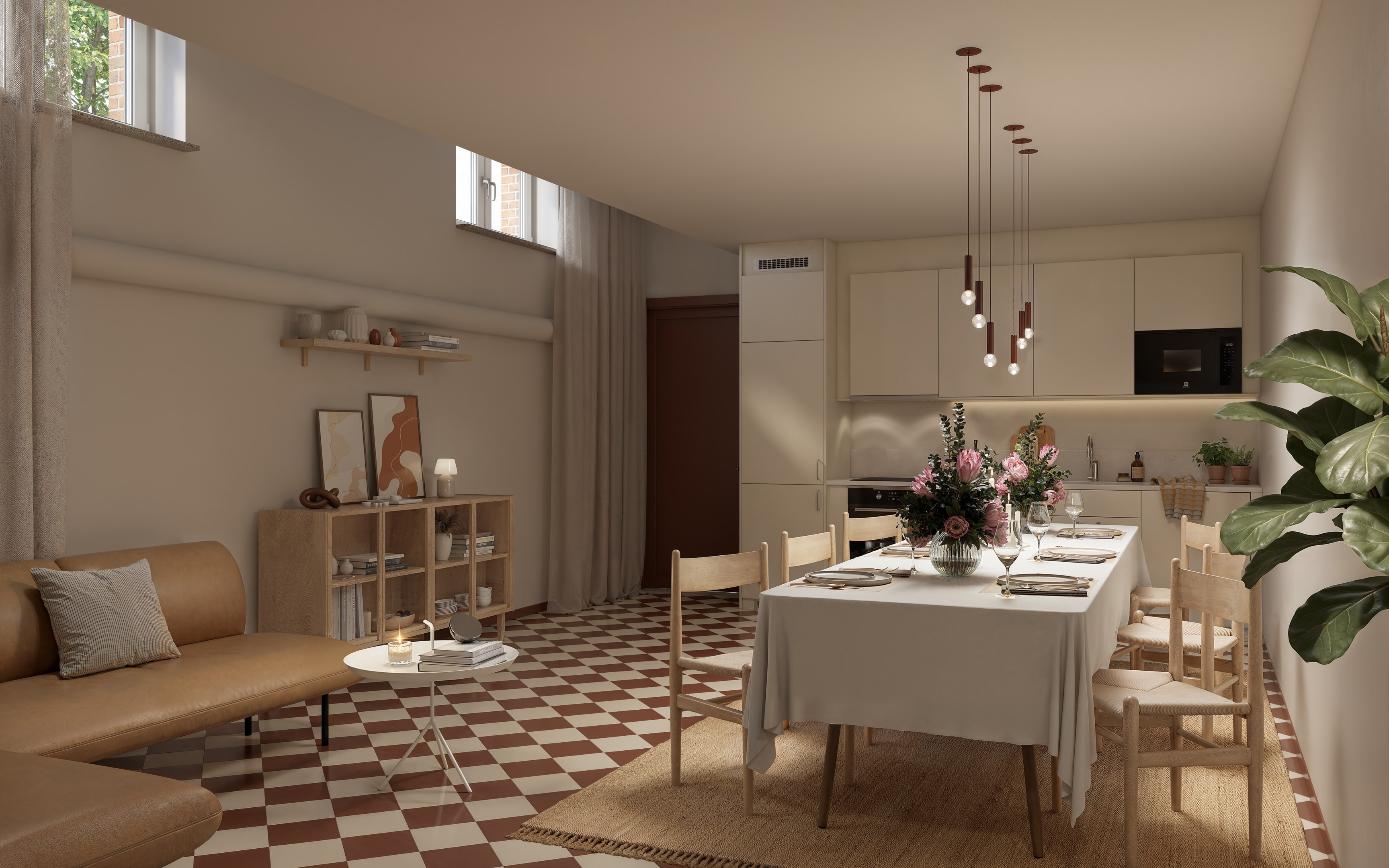 Bostadsbild från Seminariet, Pågående i Luthagen, Uppsala