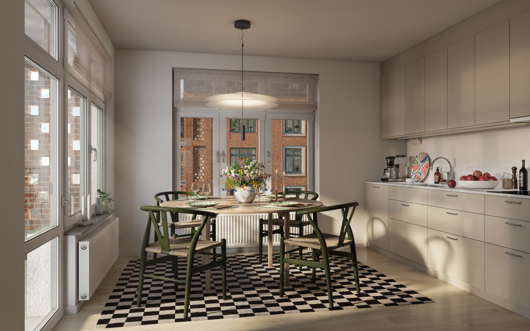 Bostadsbild från Seminariet, Pågående i Luthagen, Uppsala