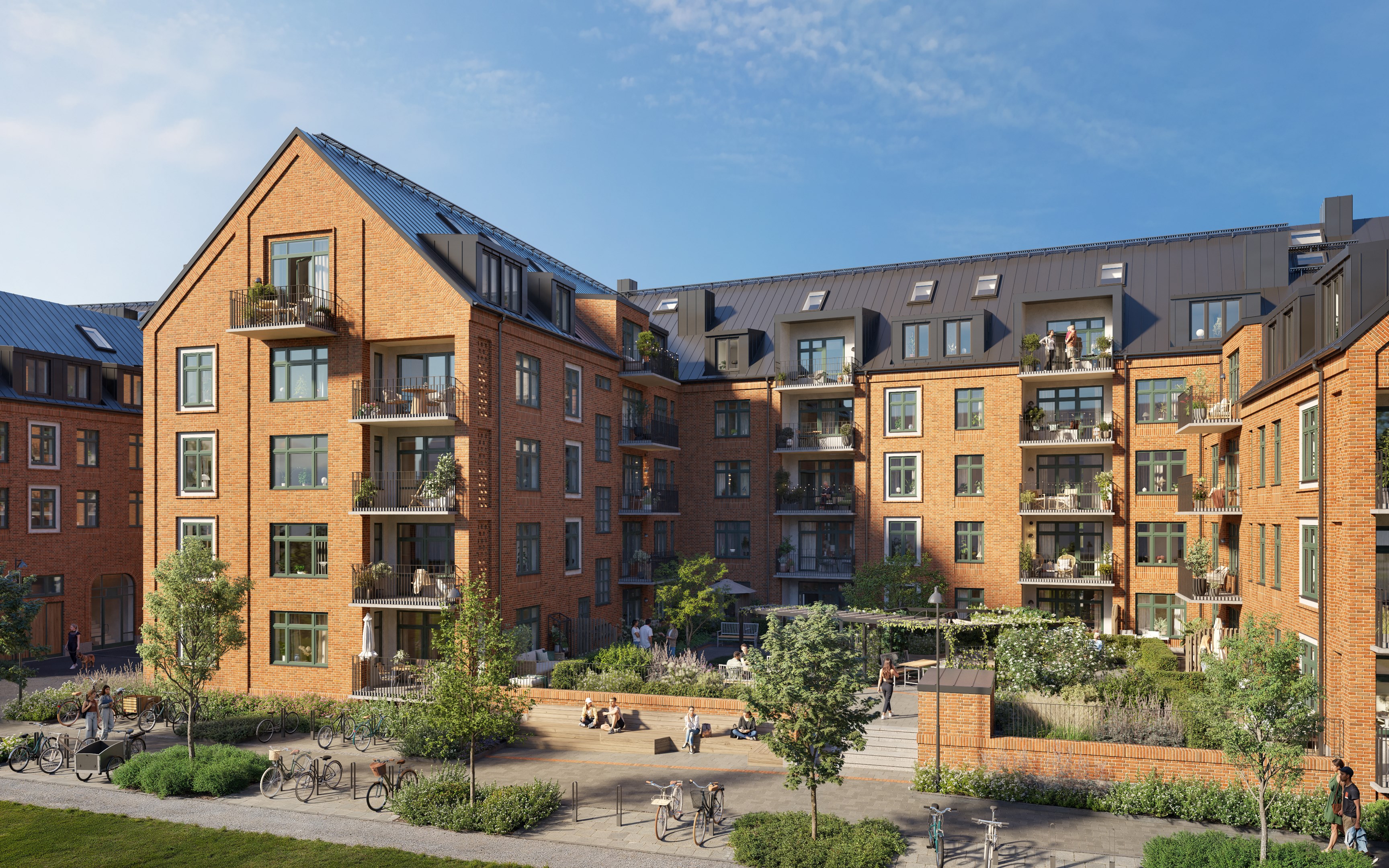 Bostadsbild från Seminariet, Pågående i Luthagen, Uppsala