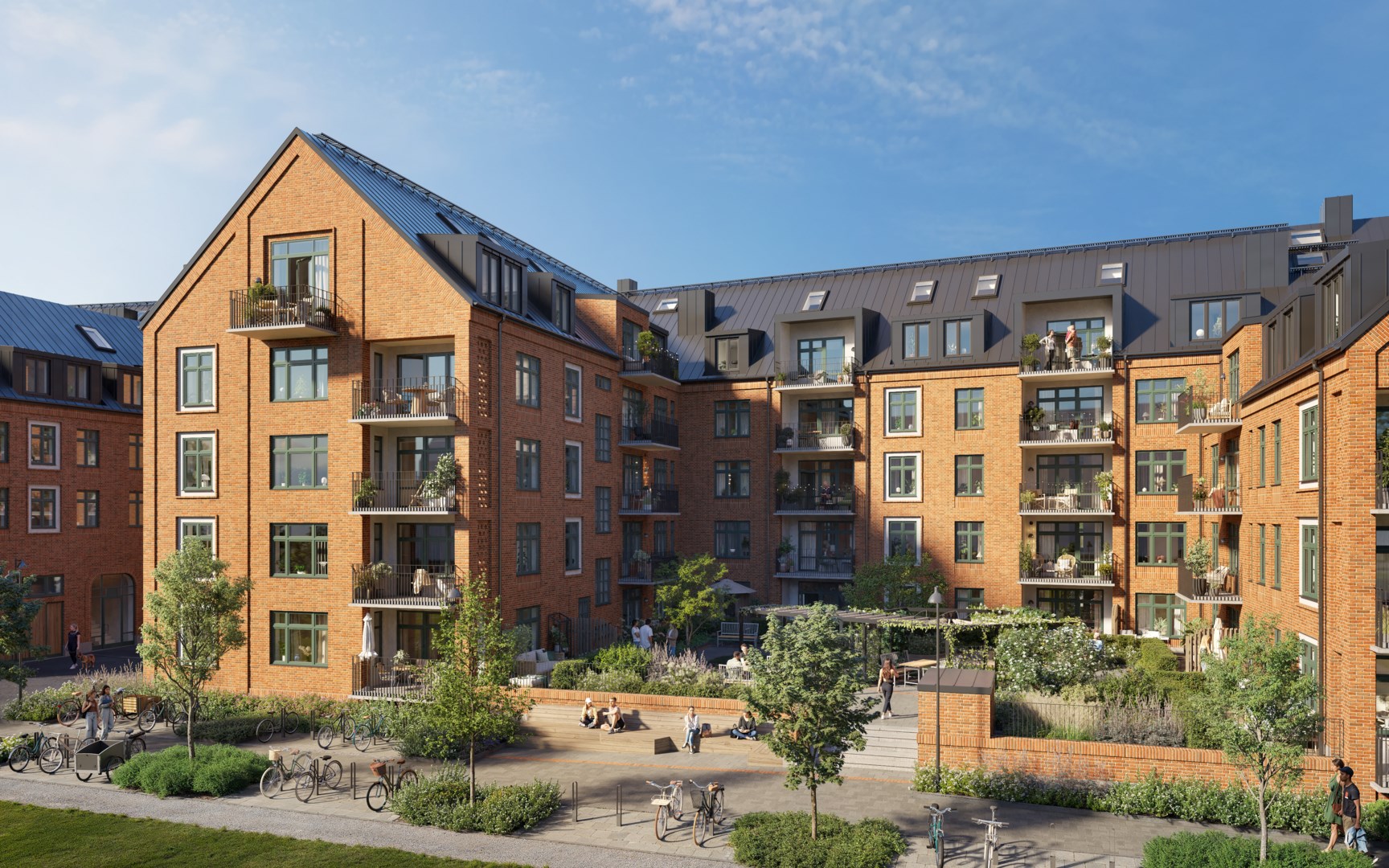 Bostadsbild från Seminariet, Pågående i Luthagen, Uppsala