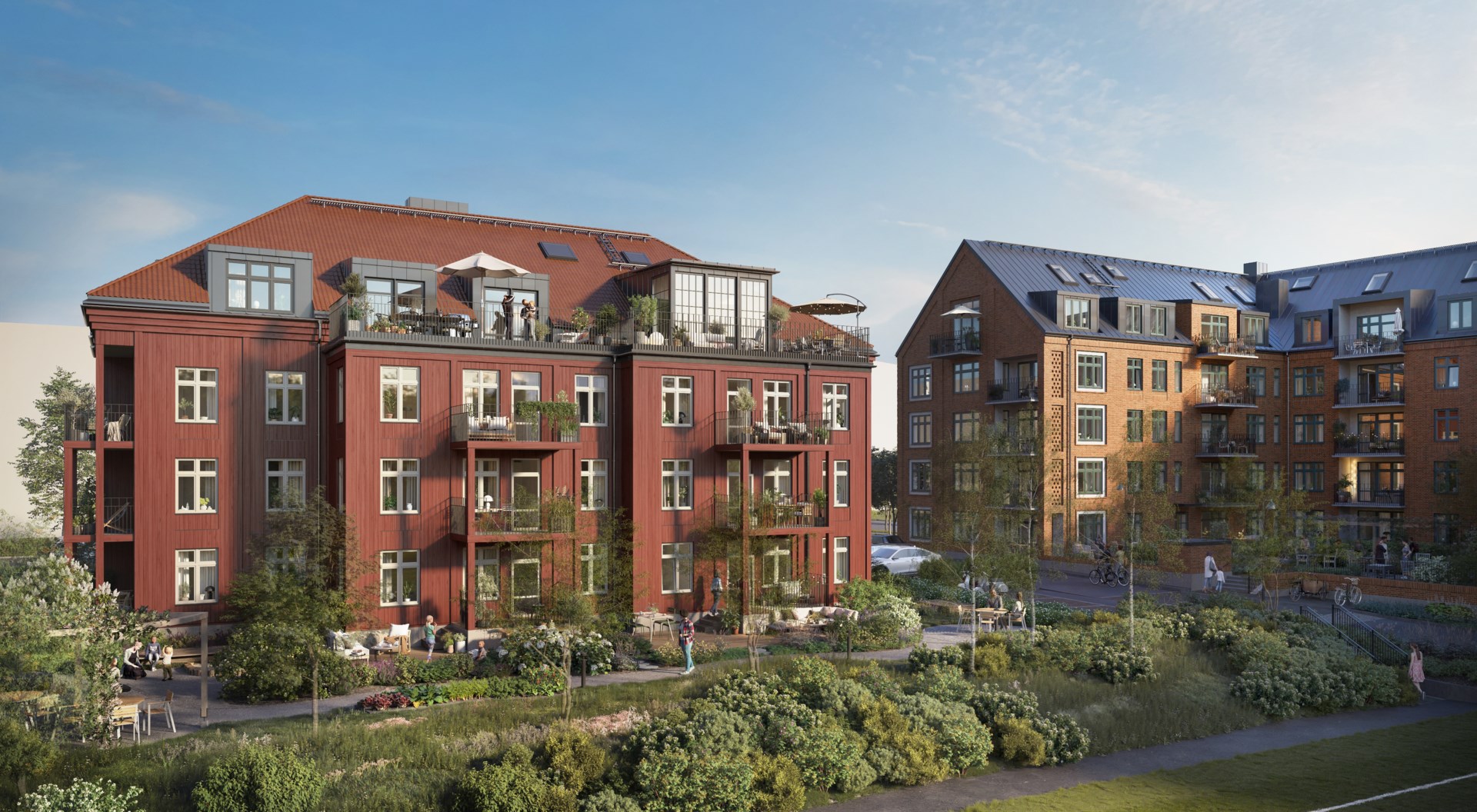 Bostadsbild från Seminariet, Pågående i Luthagen, Uppsala