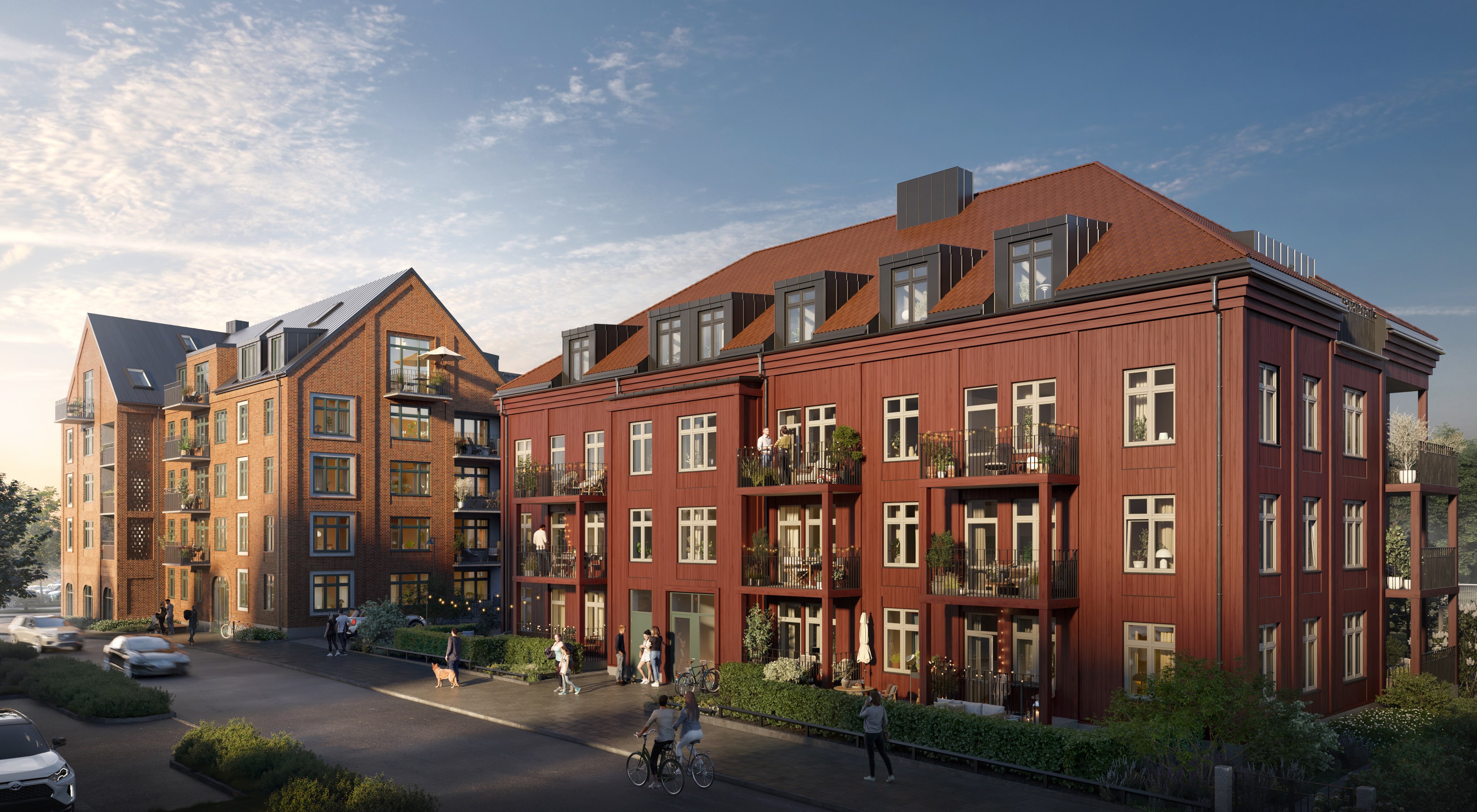 Bostadsbild från Seminariet, Pågående i Luthagen, Uppsala